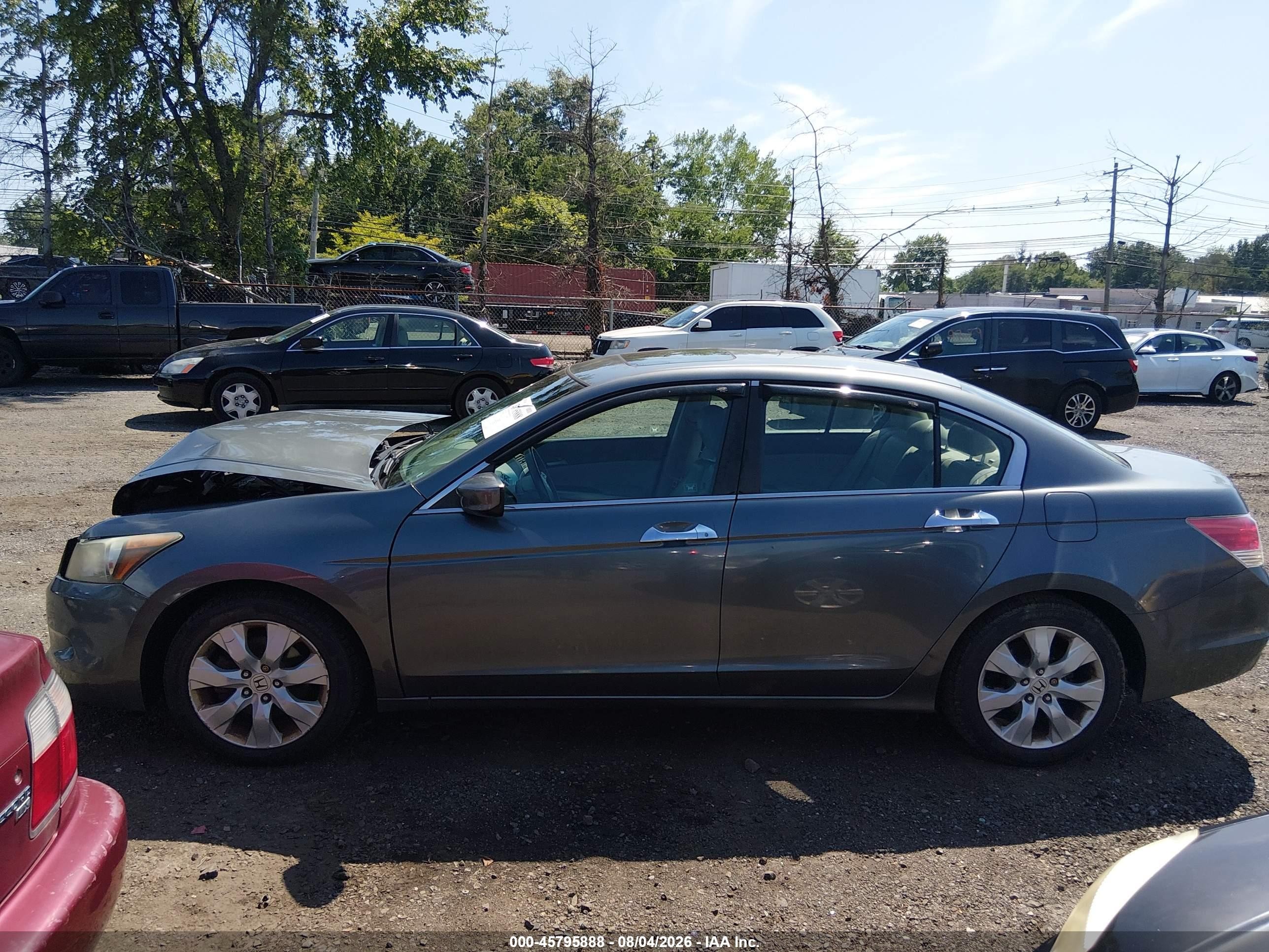 2010 Honda Accord 3.5 Ex-l Gray vin: 1HGCP3F83AA010235