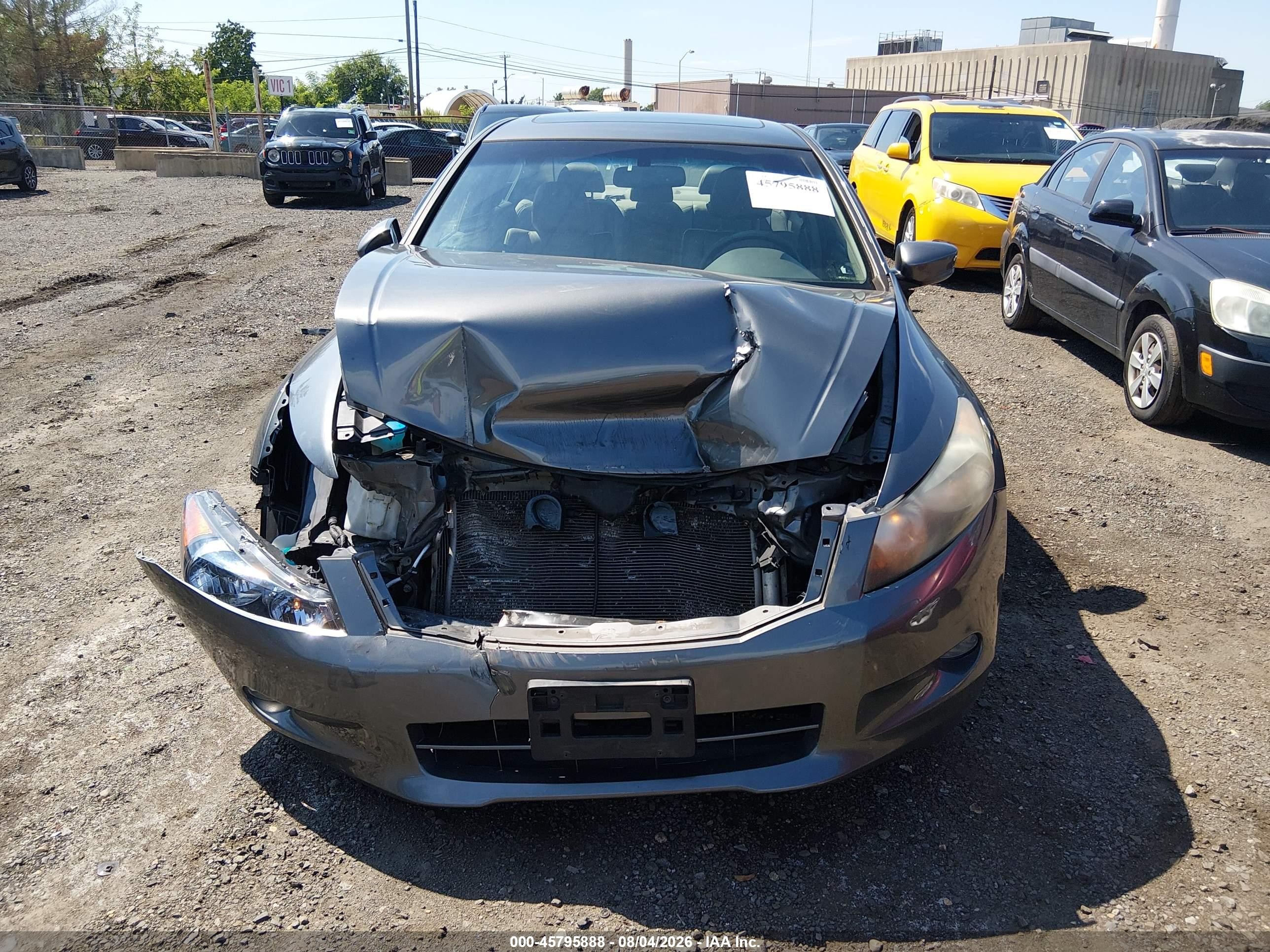 2010 Honda Accord 3.5 Ex-l Gray vin: 1HGCP3F83AA010235