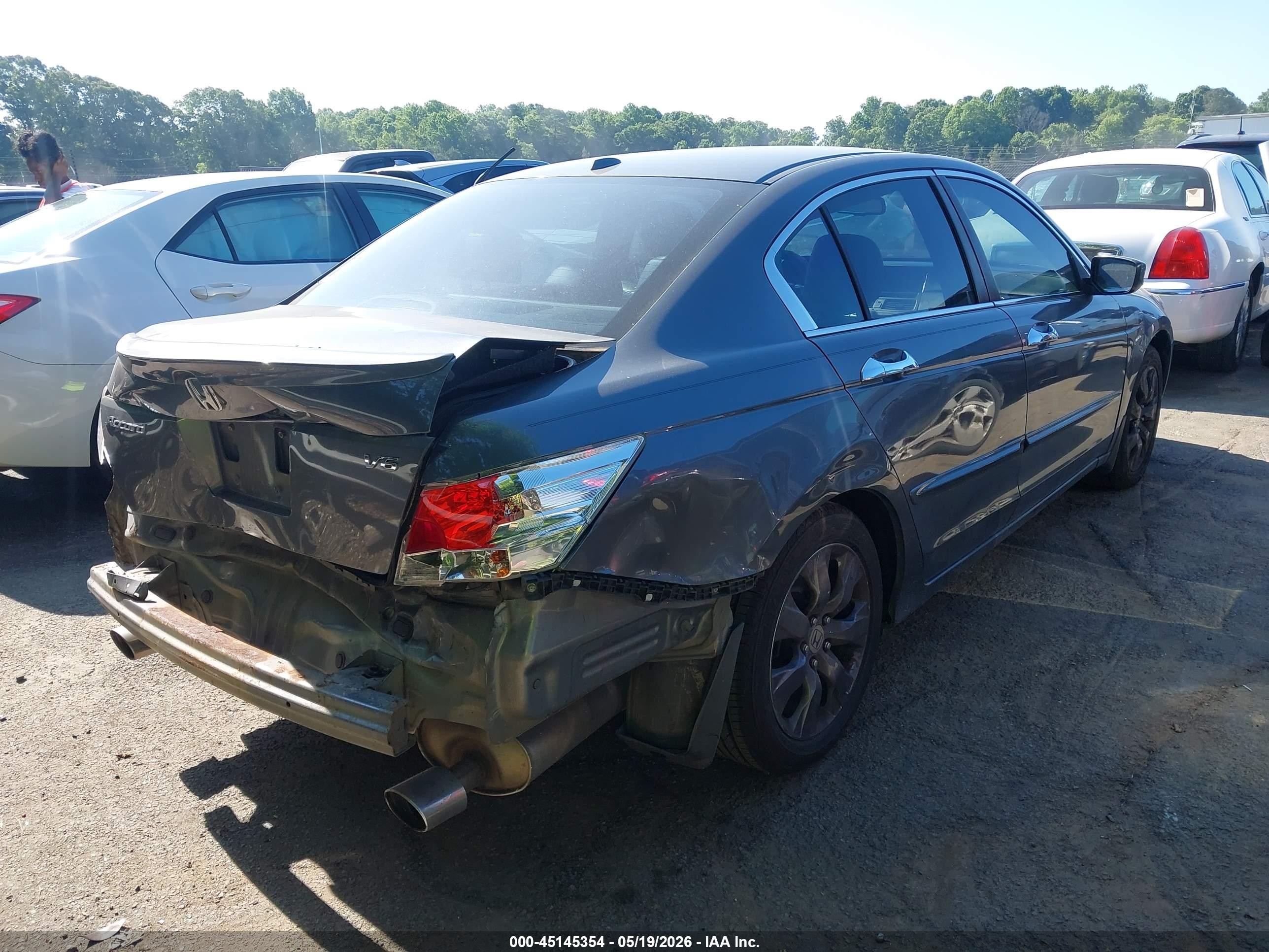 2010 Honda Accord 3.5 Ex-l Серый vin: 1HGCP3F83AA010767