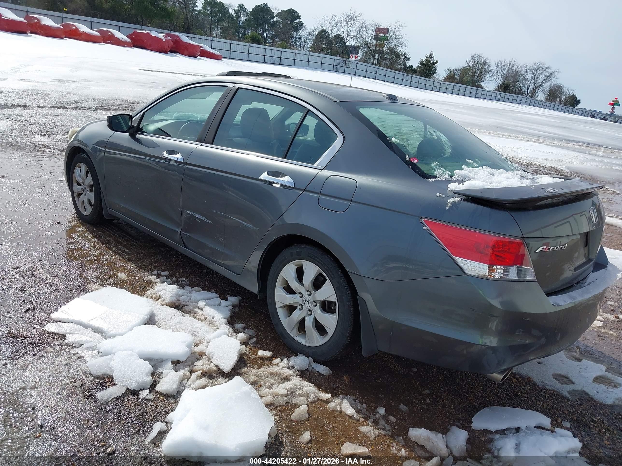 2010 Honda Accord 3.5 Ex-l Gray vin: 1HGCP3F83AA016620