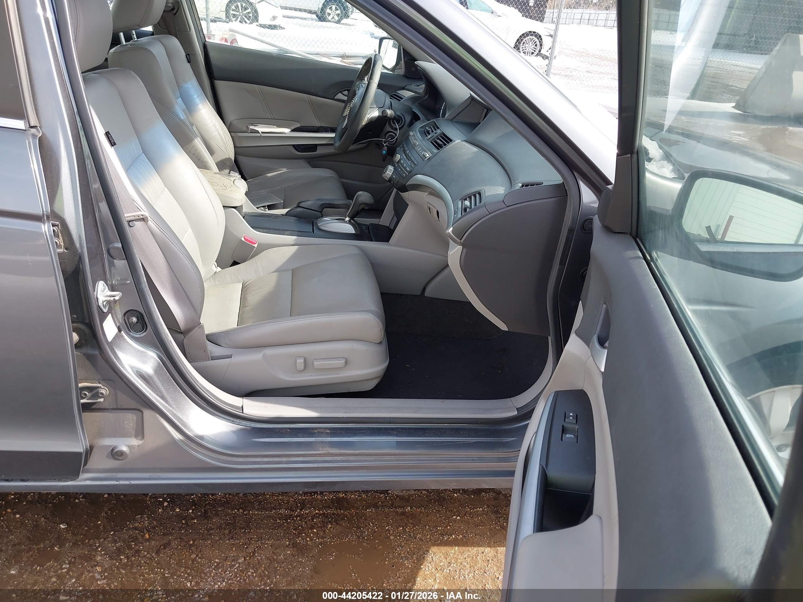 2010 Honda Accord 3.5 Ex-l Gray vin: 1HGCP3F83AA016620