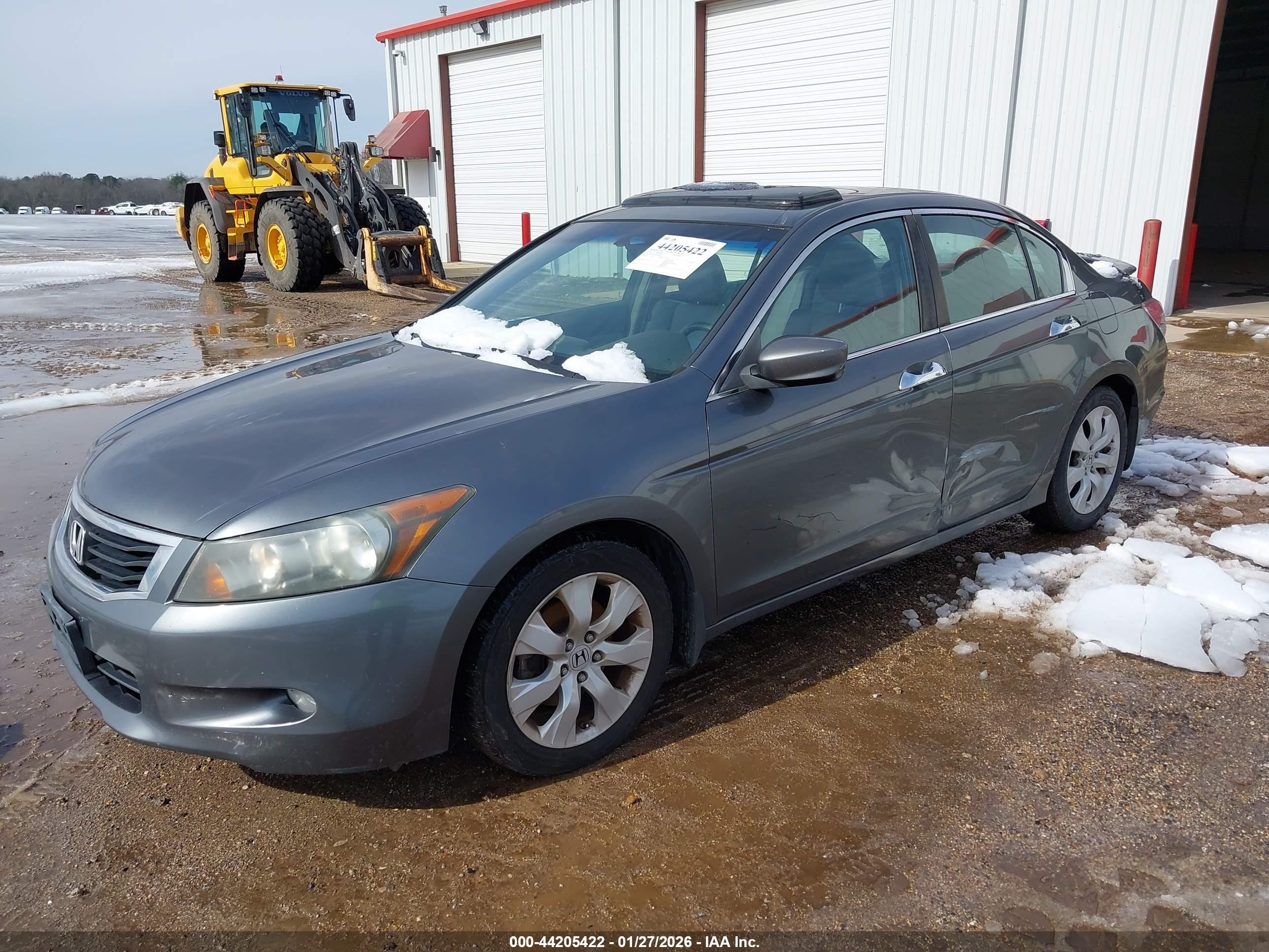 2010 Honda Accord 3.5 Ex-l Gray vin: 1HGCP3F83AA016620