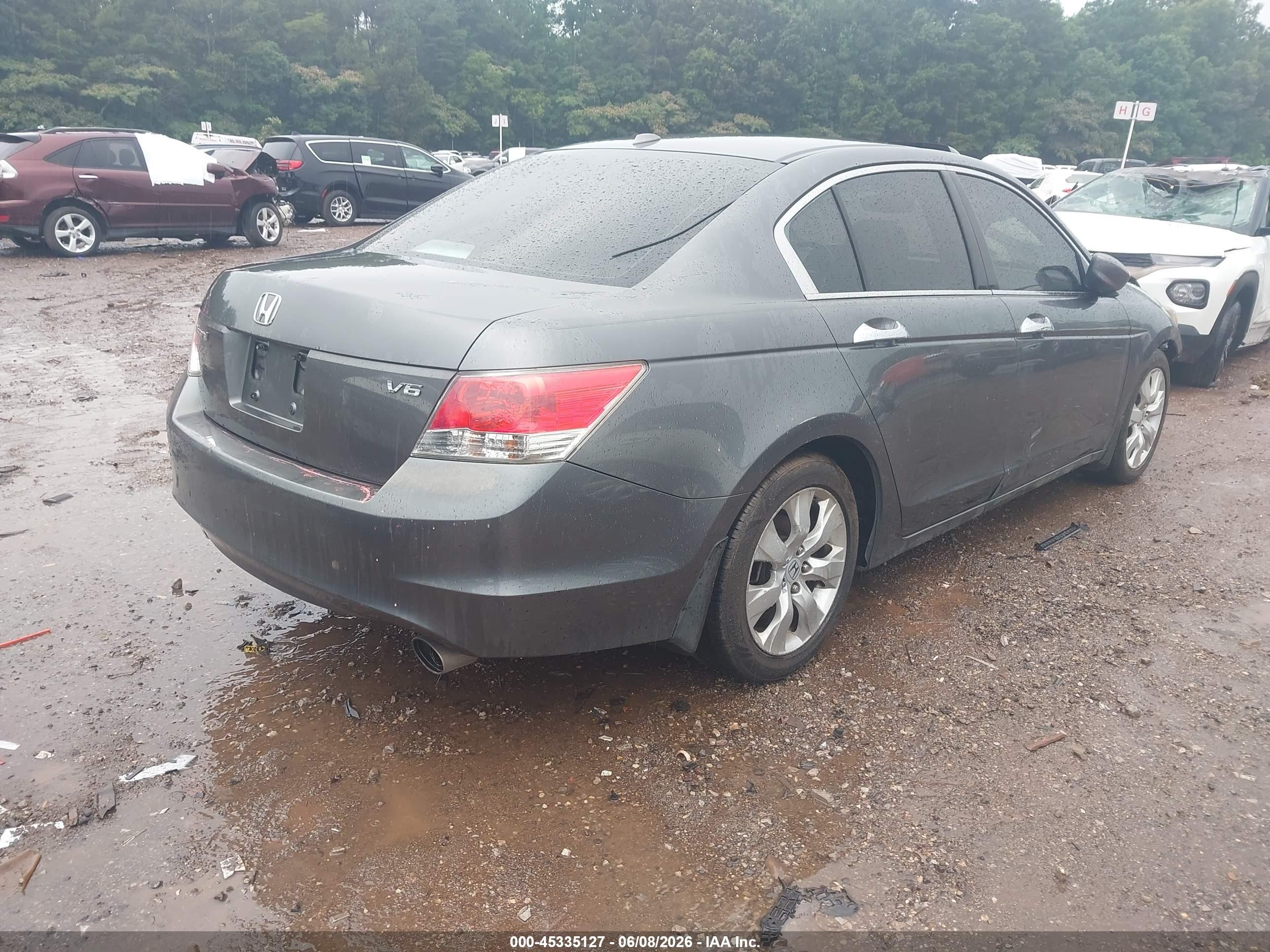 2010 Honda Accord 3.5 Ex-l Gray vin: 1HGCP3F83AA017816