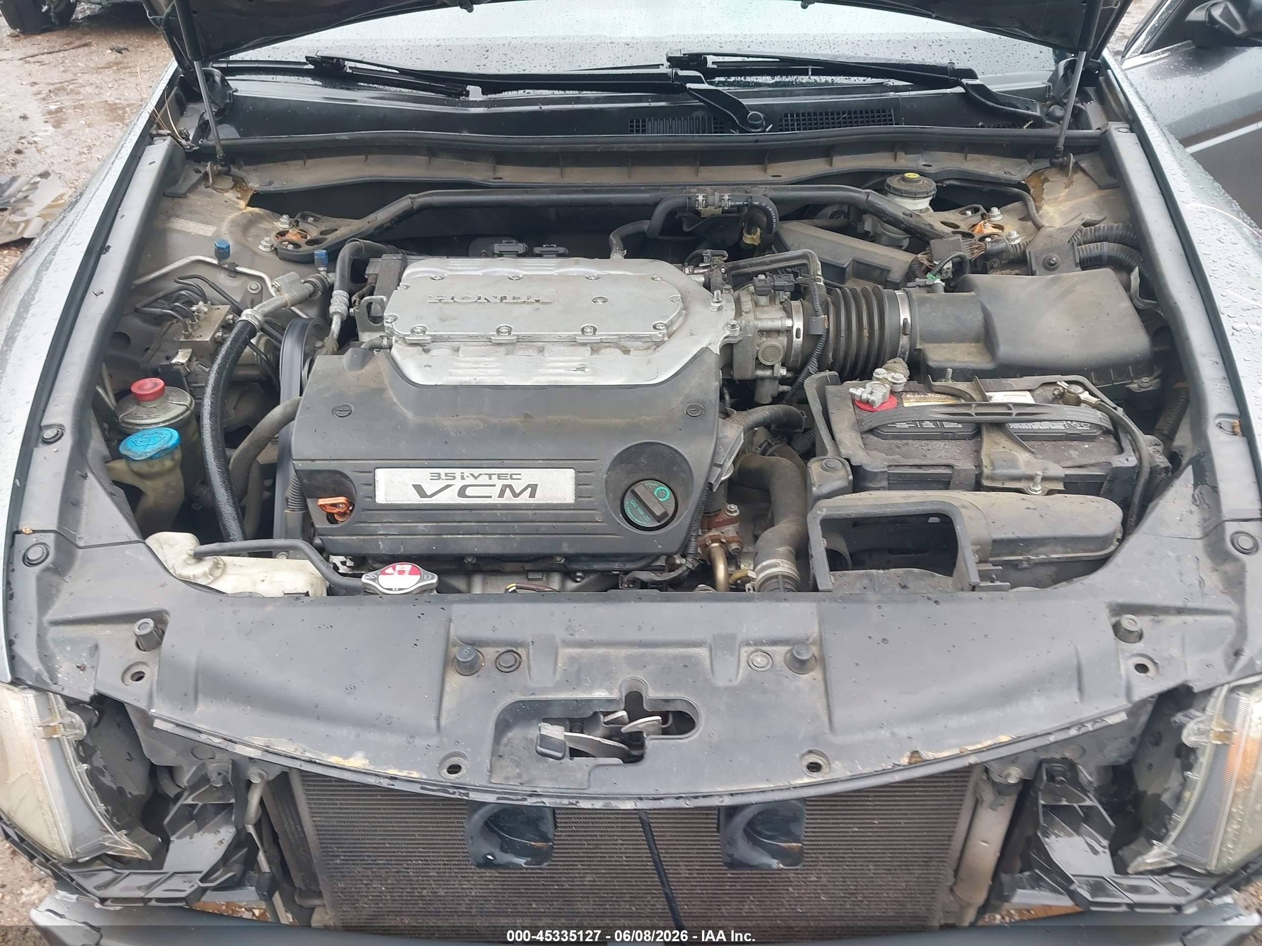 2010 Honda Accord 3.5 Ex-l Gray vin: 1HGCP3F83AA017816