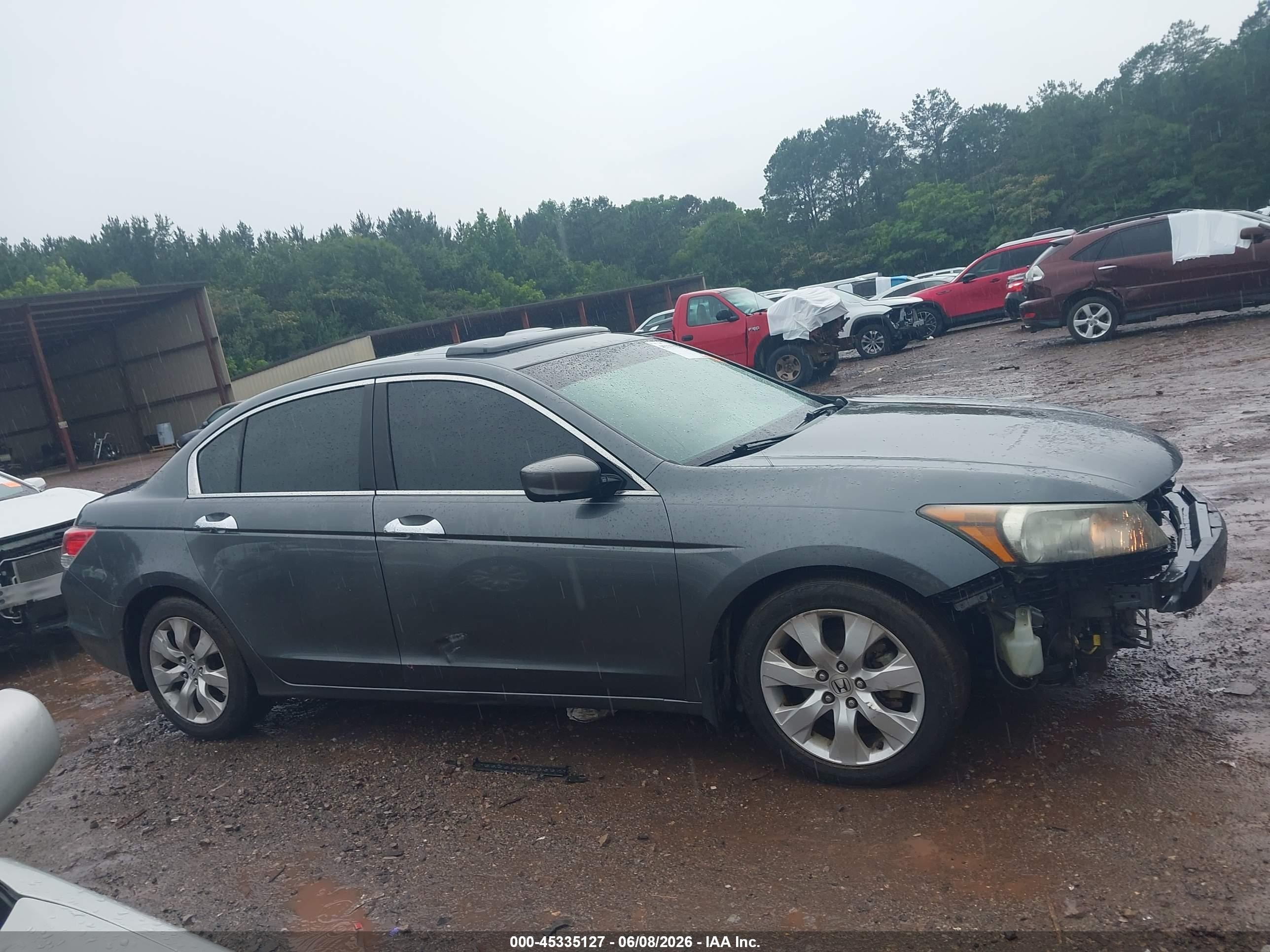 2010 Honda Accord 3.5 Ex-l Gray vin: 1HGCP3F83AA017816