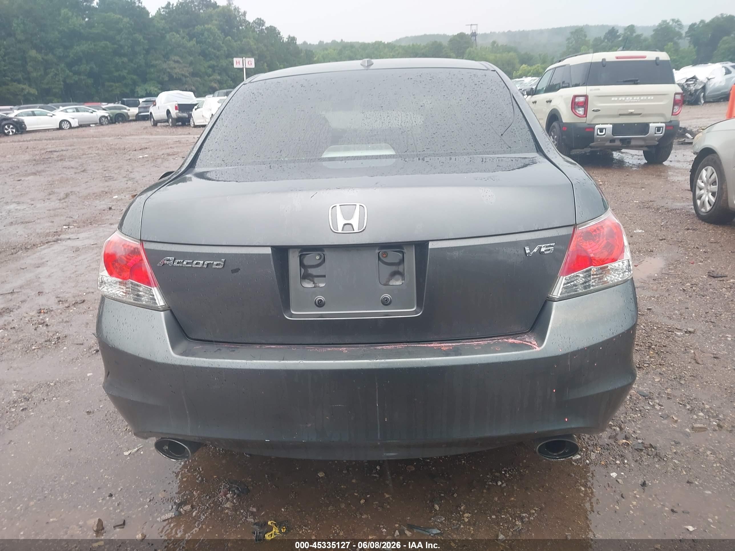 2010 Honda Accord 3.5 Ex-l Gray vin: 1HGCP3F83AA017816