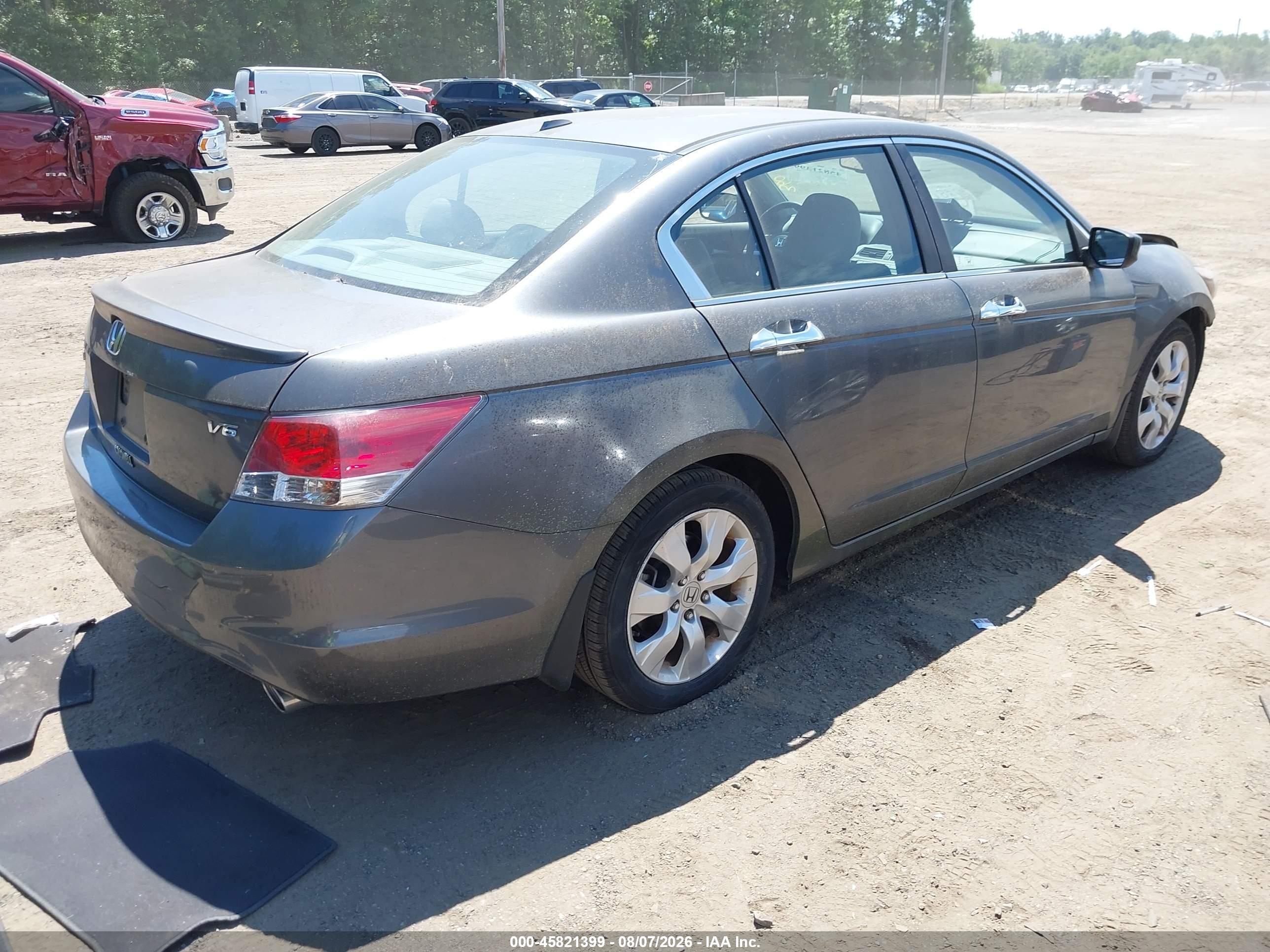 2010 Honda Accord 3.5 Ex-l Gray vin: 1HGCP3F83AA030453
