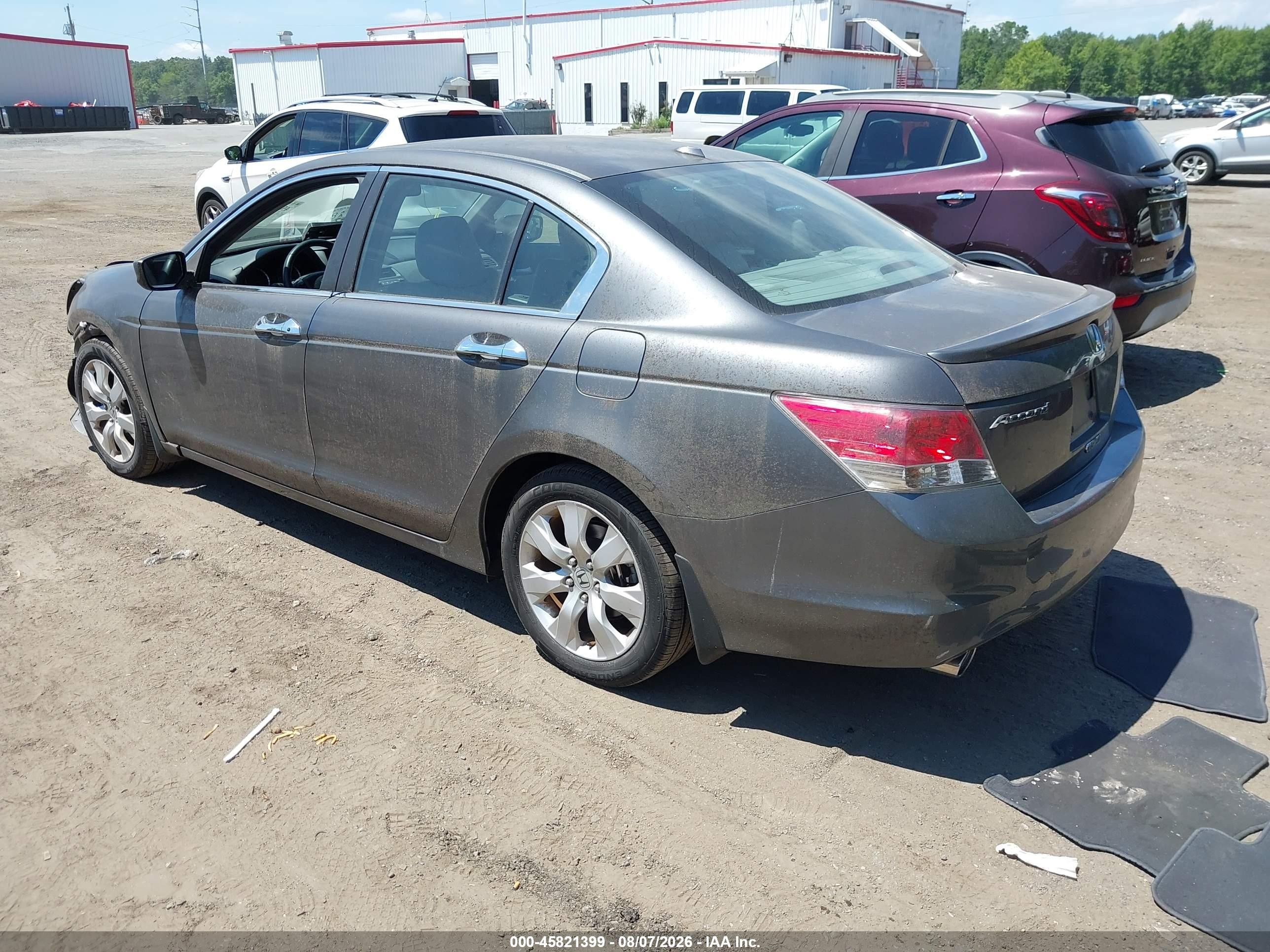 2010 Honda Accord 3.5 Ex-l Gray vin: 1HGCP3F83AA030453