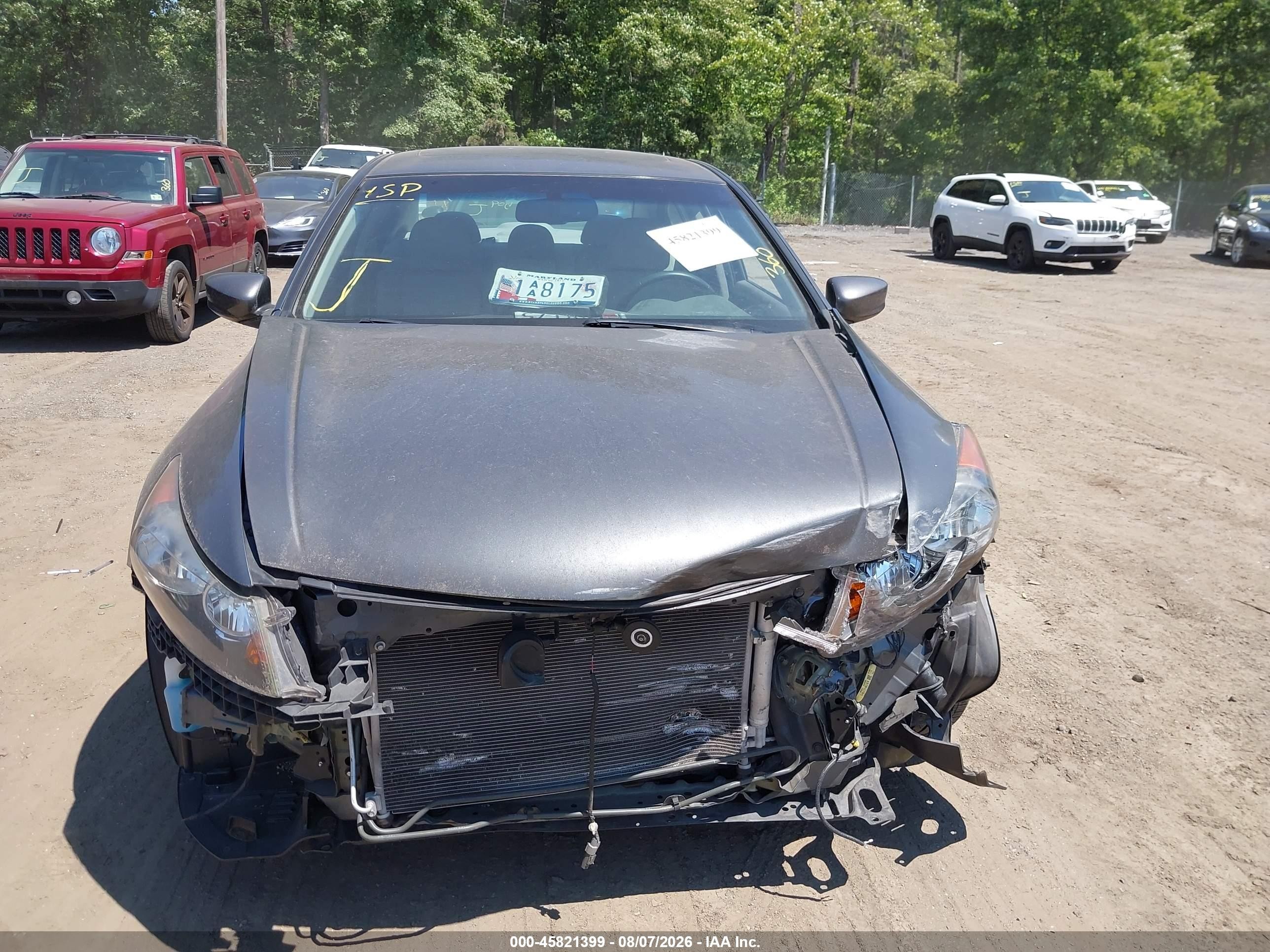 2010 Honda Accord 3.5 Ex-l Gray vin: 1HGCP3F83AA030453