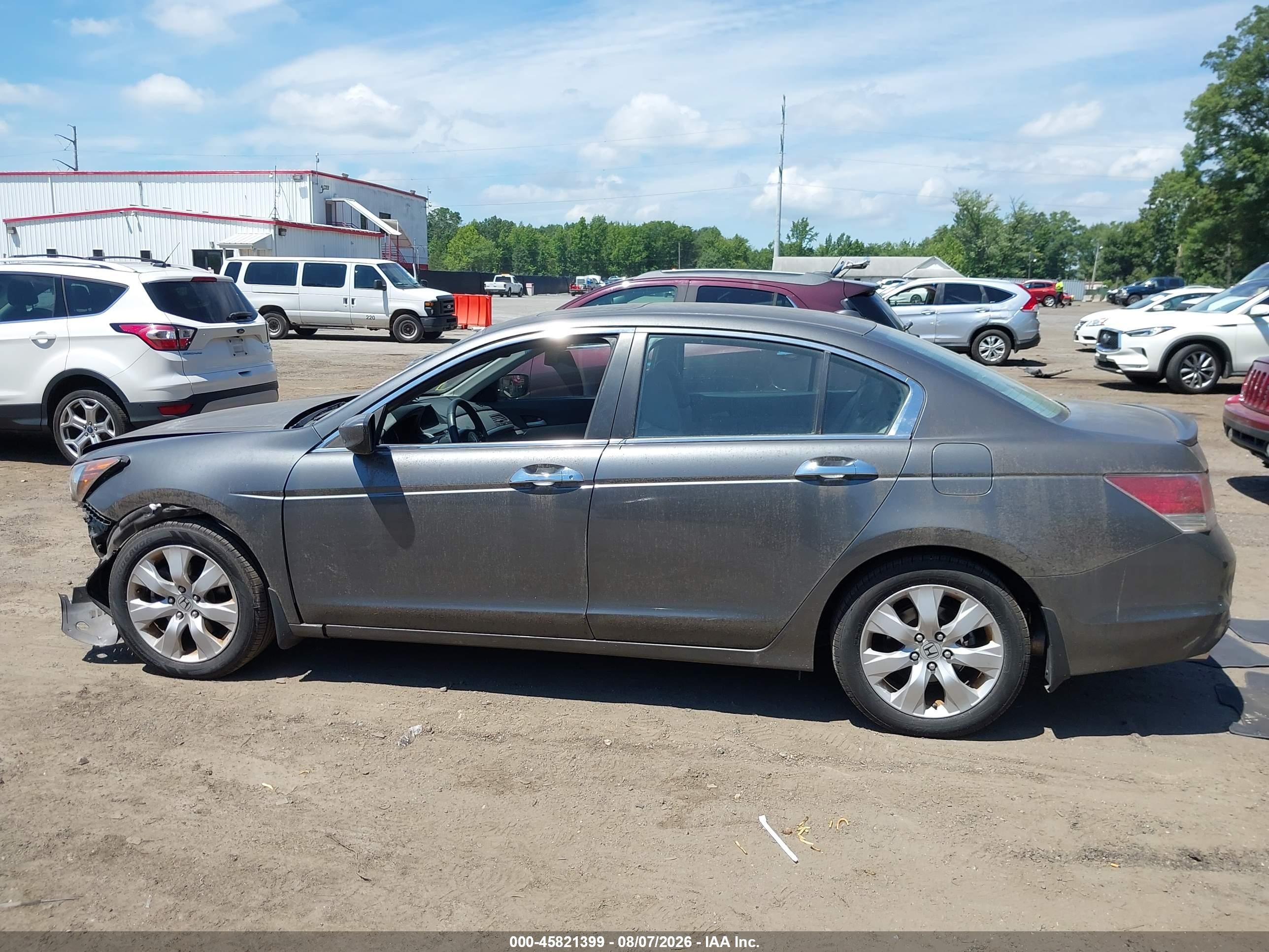 2010 Honda Accord 3.5 Ex-l Gray vin: 1HGCP3F83AA030453