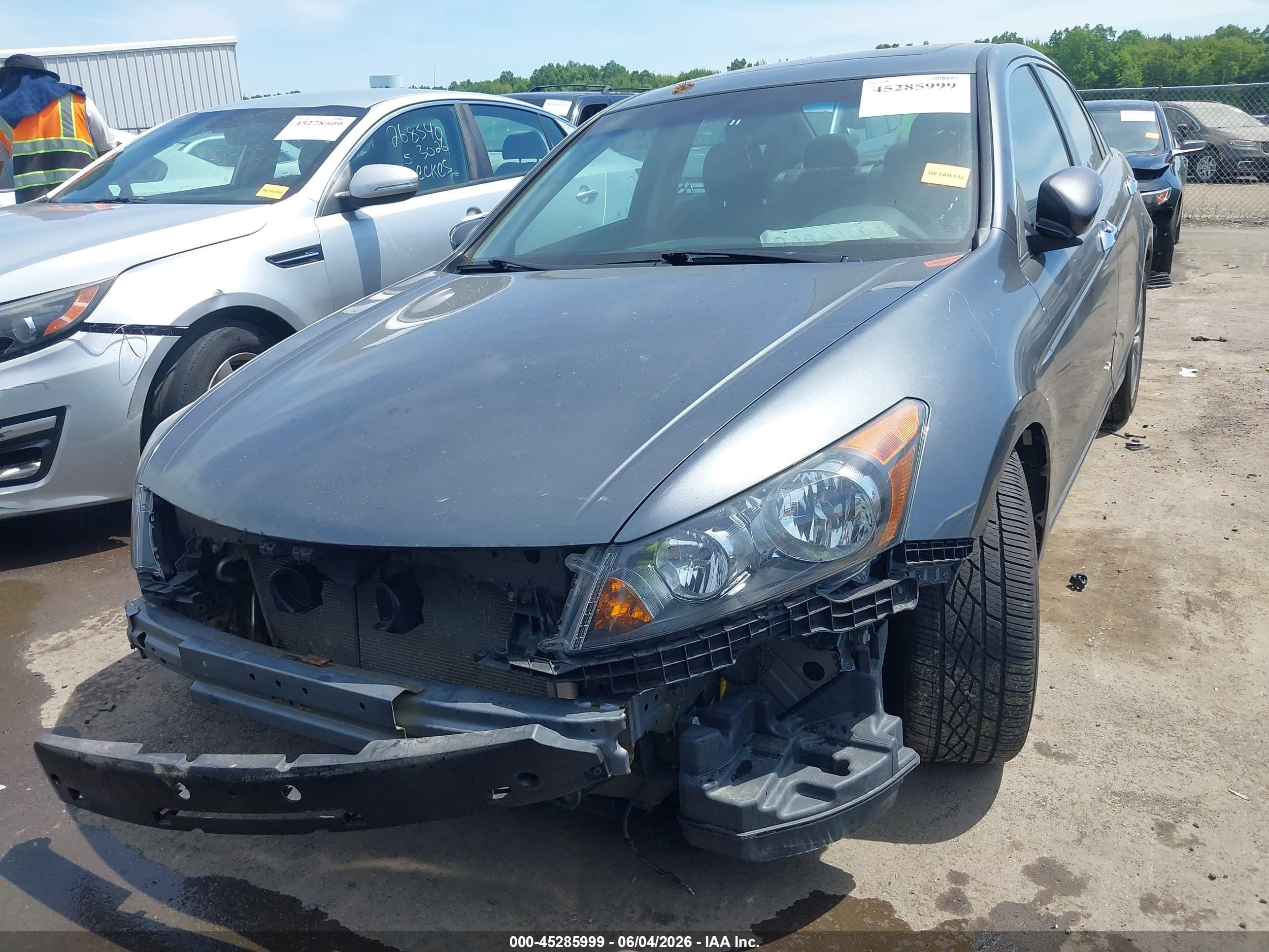 2011 Honda Accord 3.5 Ex-l Серый vin: 1HGCP3F83BA001990