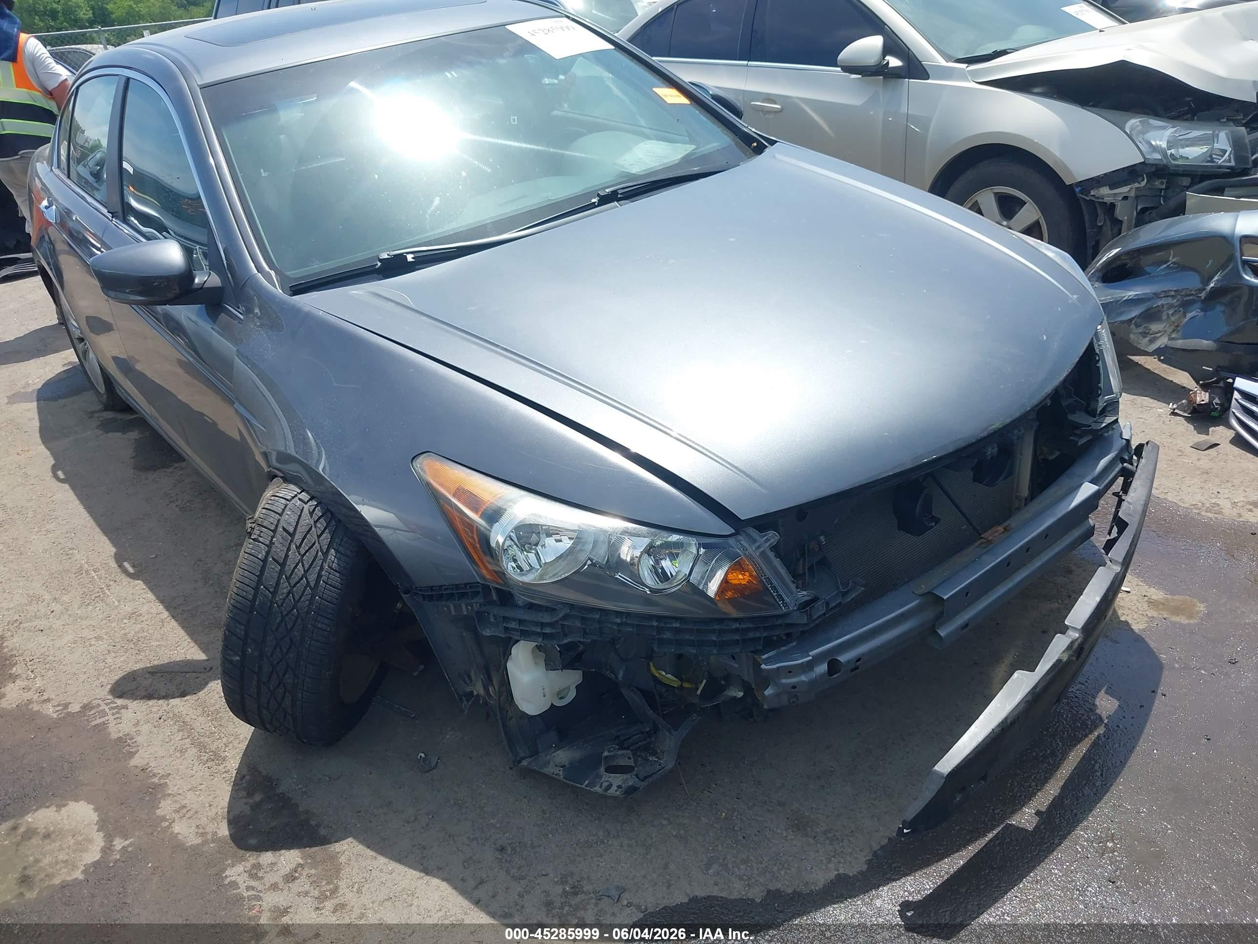 2011 Honda Accord 3.5 Ex-l Серый vin: 1HGCP3F83BA001990