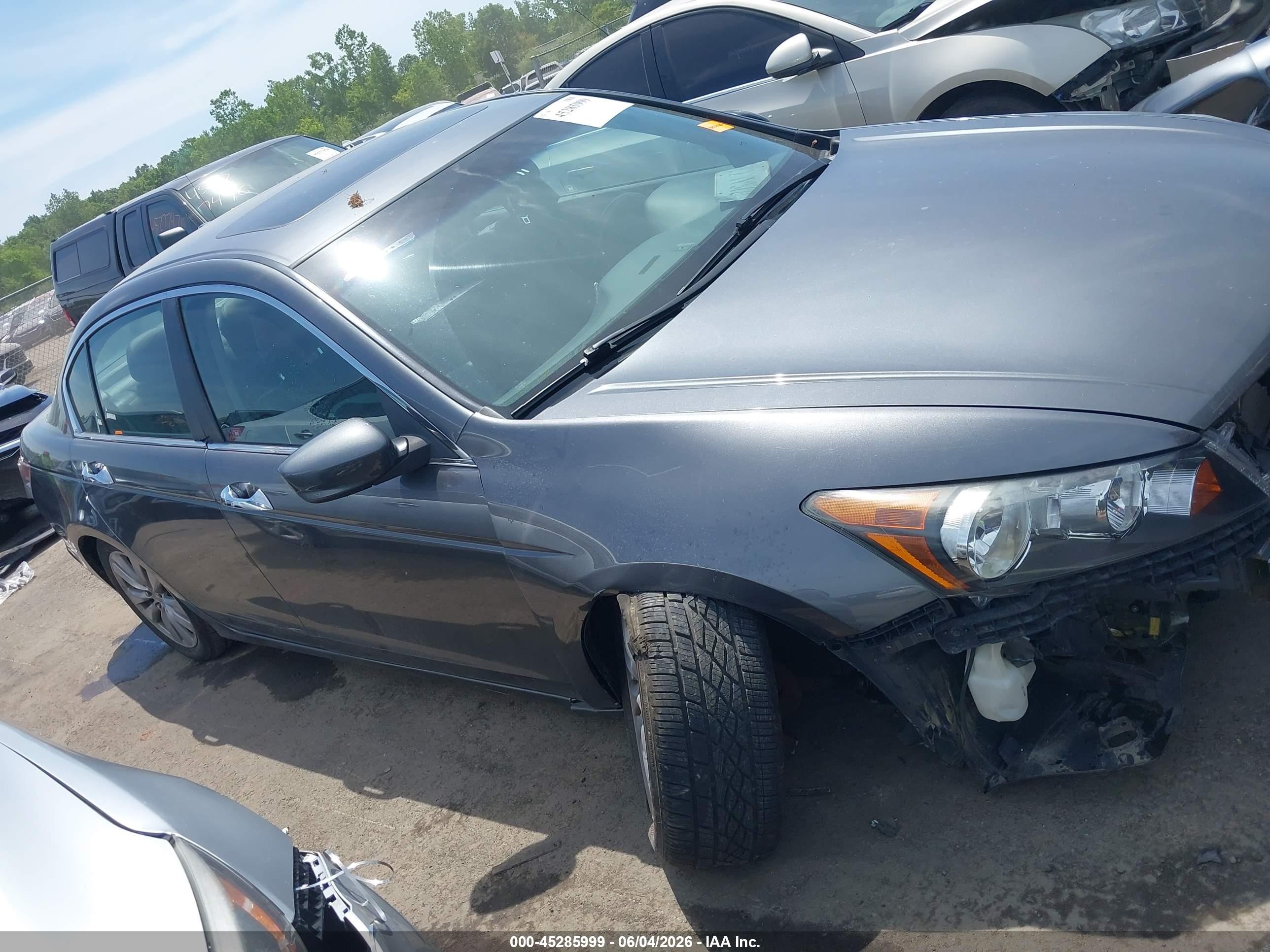 2011 Honda Accord 3.5 Ex-l Серый vin: 1HGCP3F83BA001990