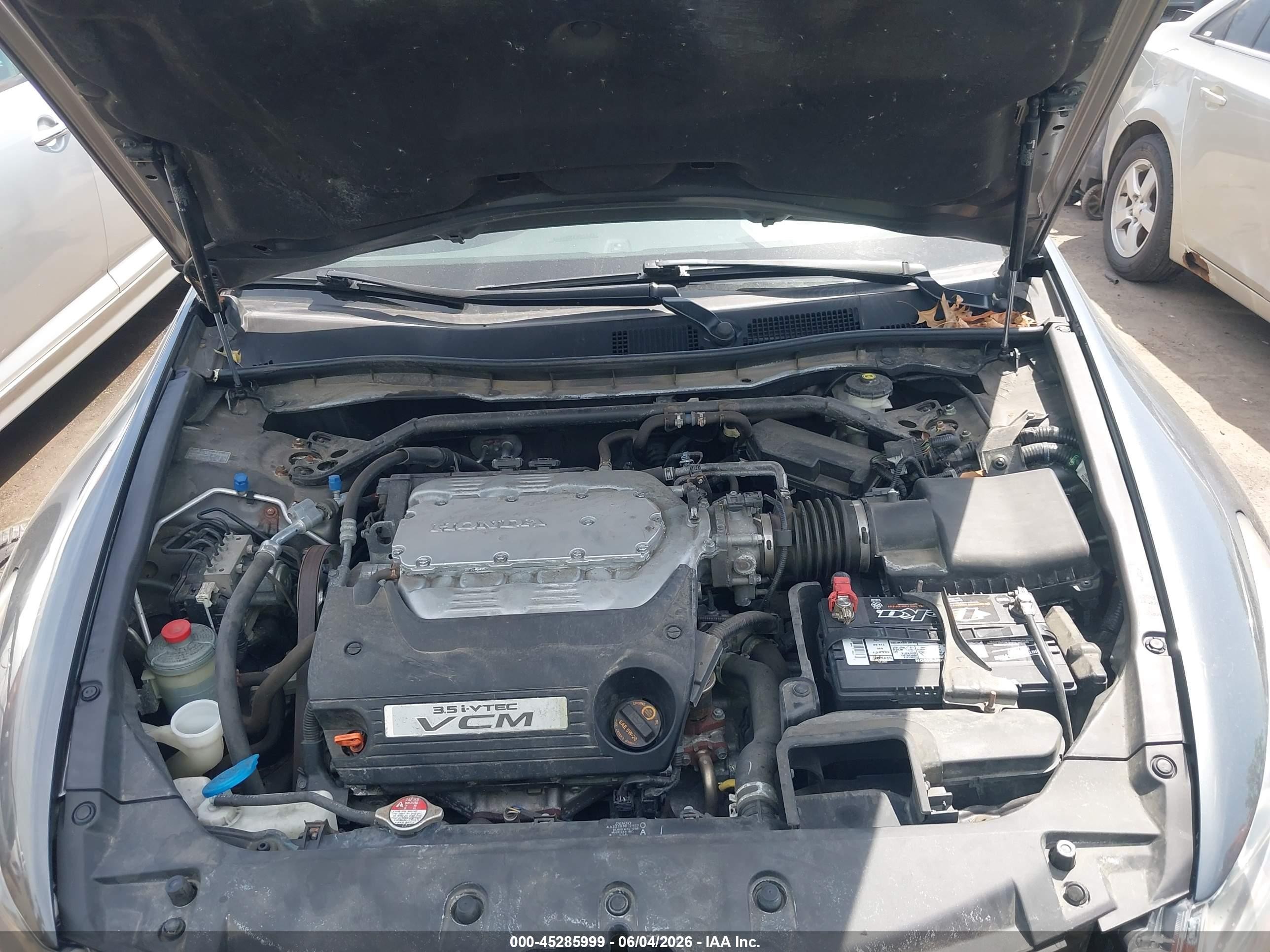 2011 Honda Accord 3.5 Ex-l Серый vin: 1HGCP3F83BA001990