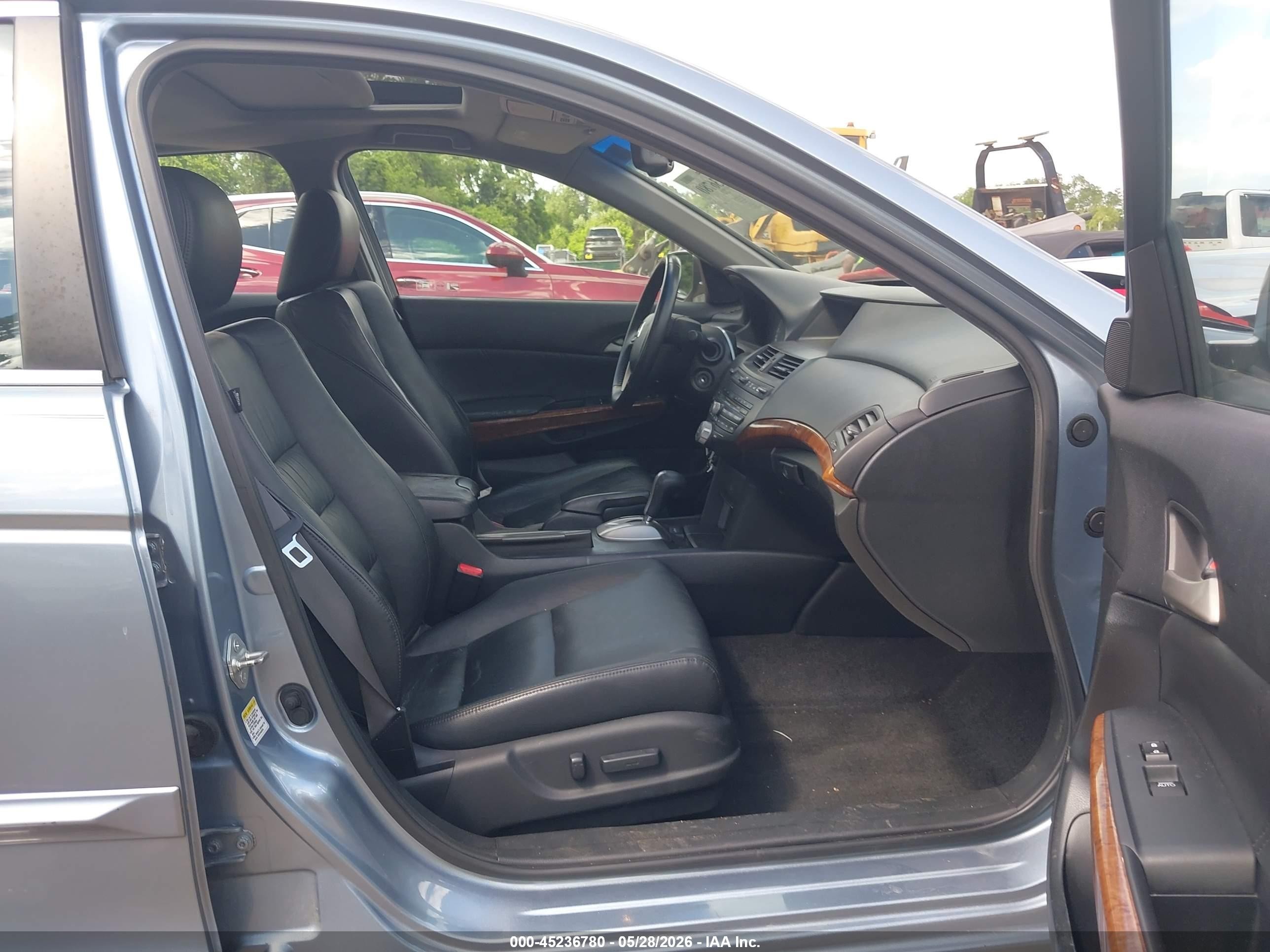 2011 Honda Accord 3.5 Ex-l Light Blue vin: 1HGCP3F83BA014397