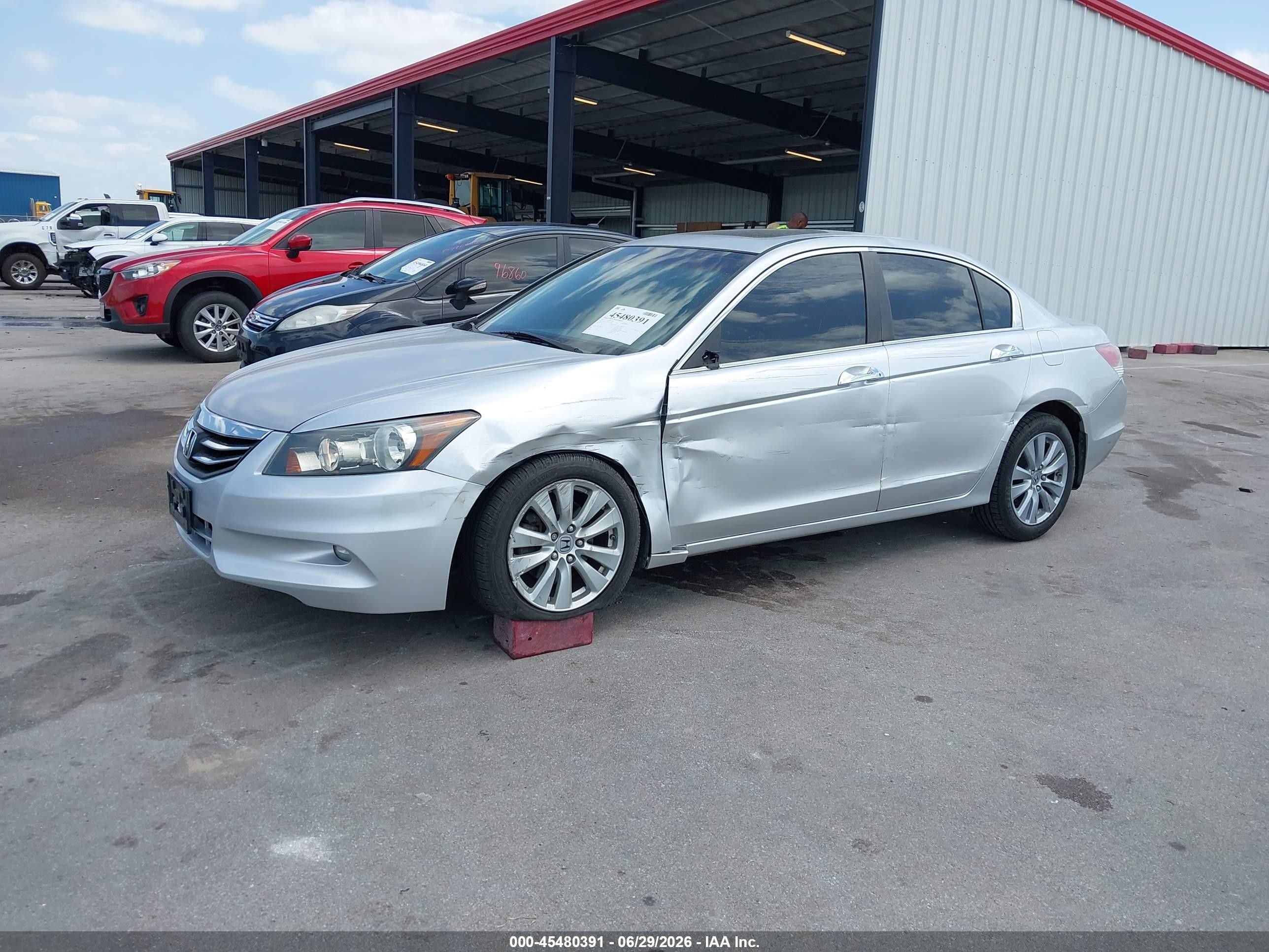 2011 Honda Accord 3.5 Ex-l Silver vin: 1HGCP3F83BA016568