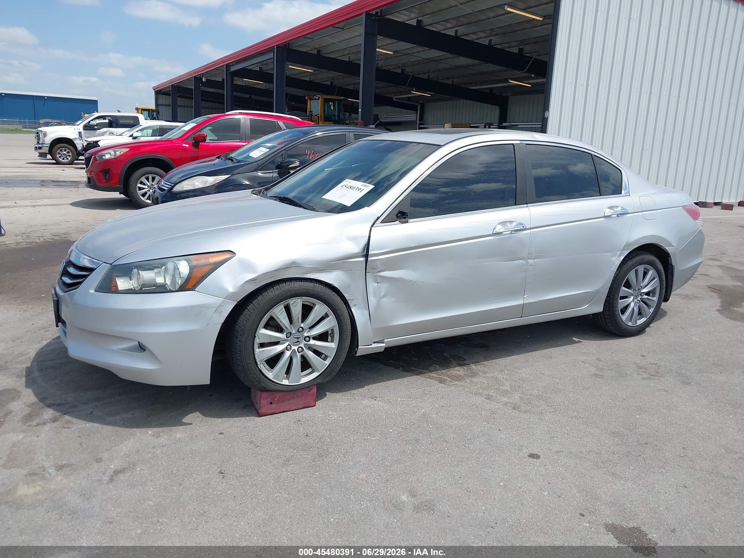 2011 Honda Accord 3.5 Ex-l Silver vin: 1HGCP3F83BA016568