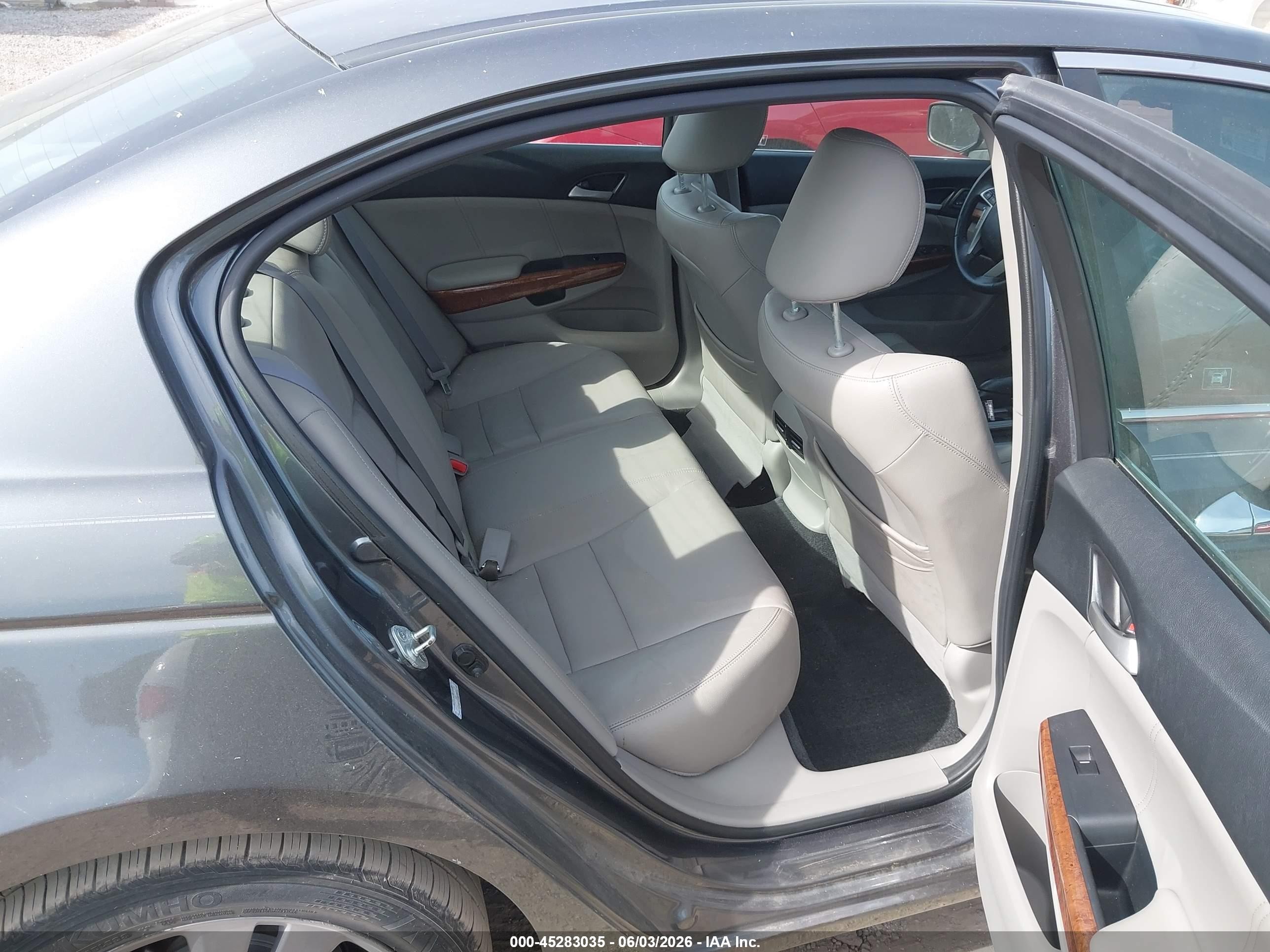 2011 Honda Accord 3.5 Ex-l Gray vin: 1HGCP3F83BA017588