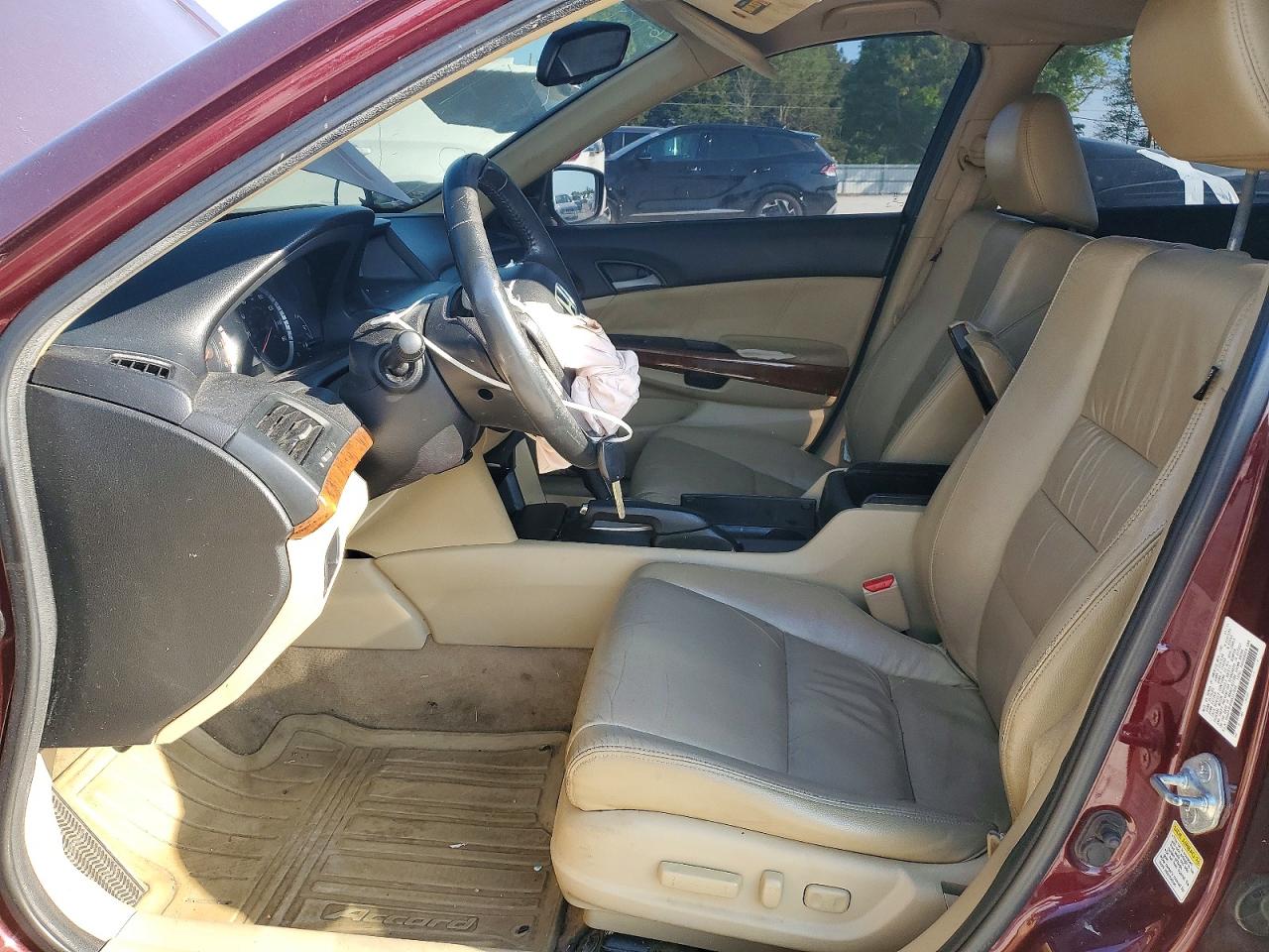 2011 Honda Accord Exl Maroon vin: 1HGCP3F83BA017669