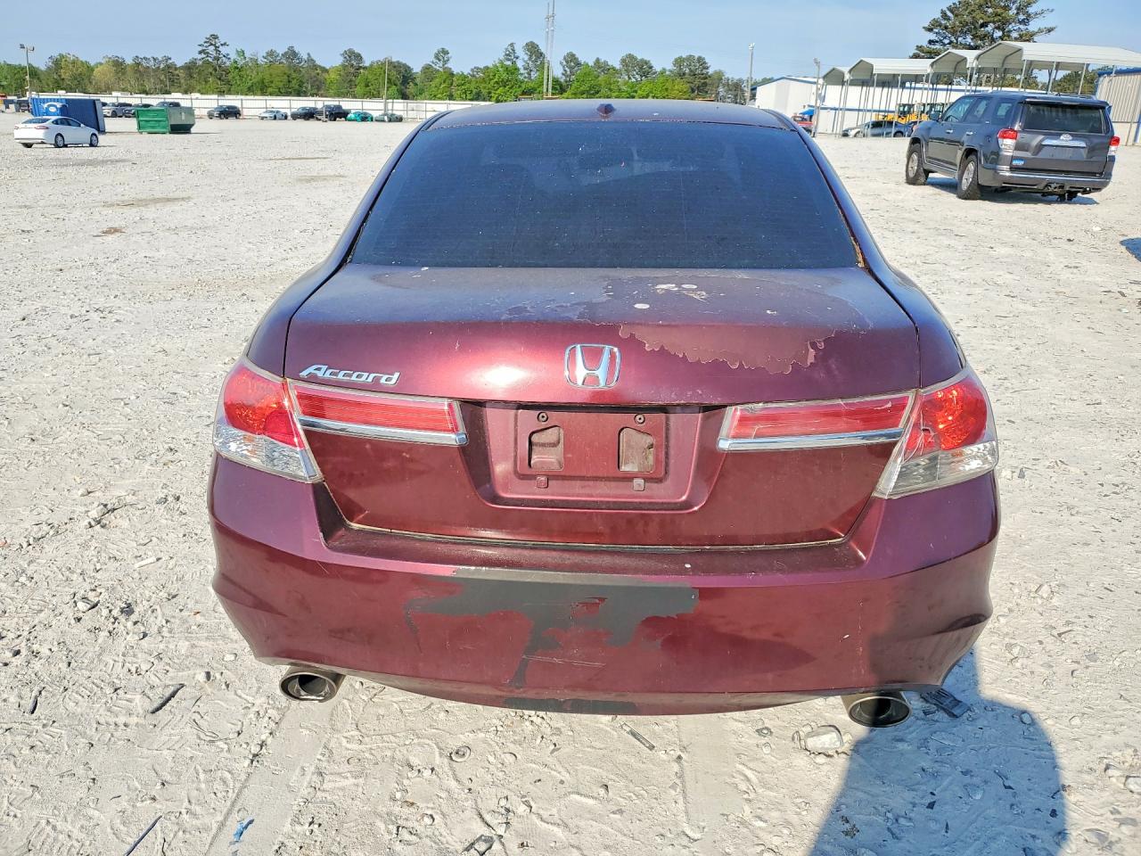 2011 Honda Accord Exl Maroon vin: 1HGCP3F83BA017669