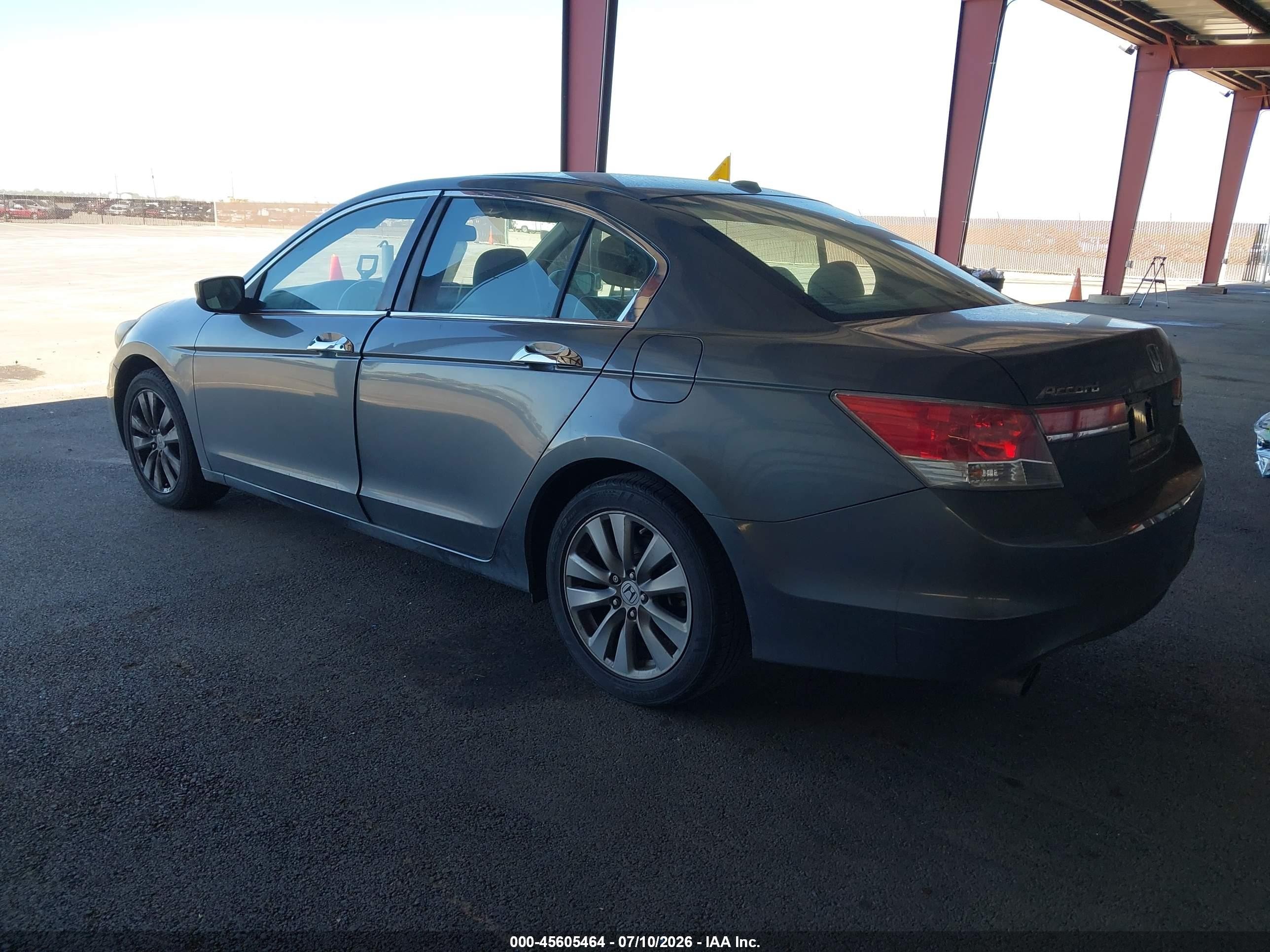 2011 Honda Accord 3.5 Ex-l Gray vin: 1HGCP3F83BA022614