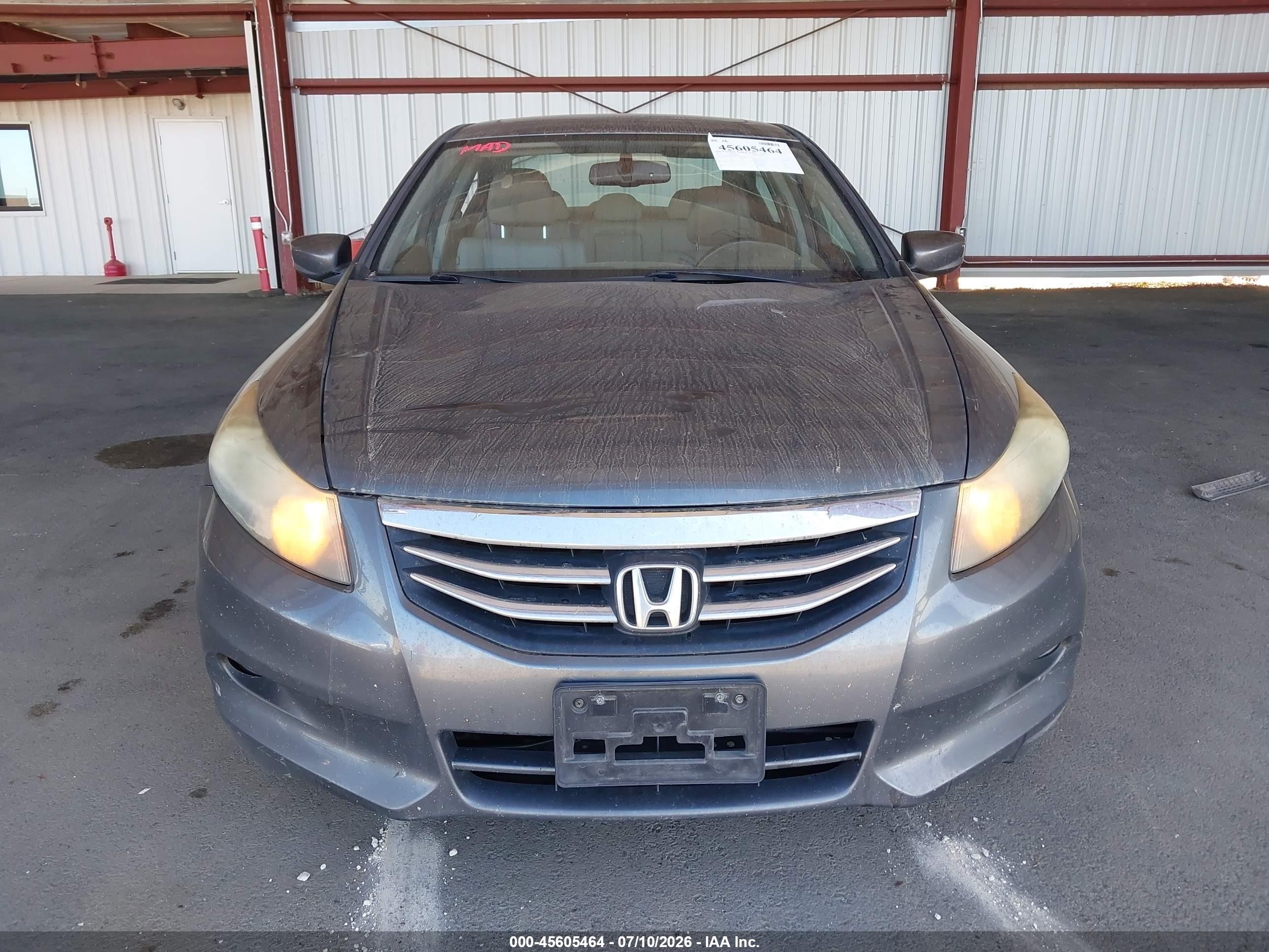2011 Honda Accord 3.5 Ex-l Gray vin: 1HGCP3F83BA022614