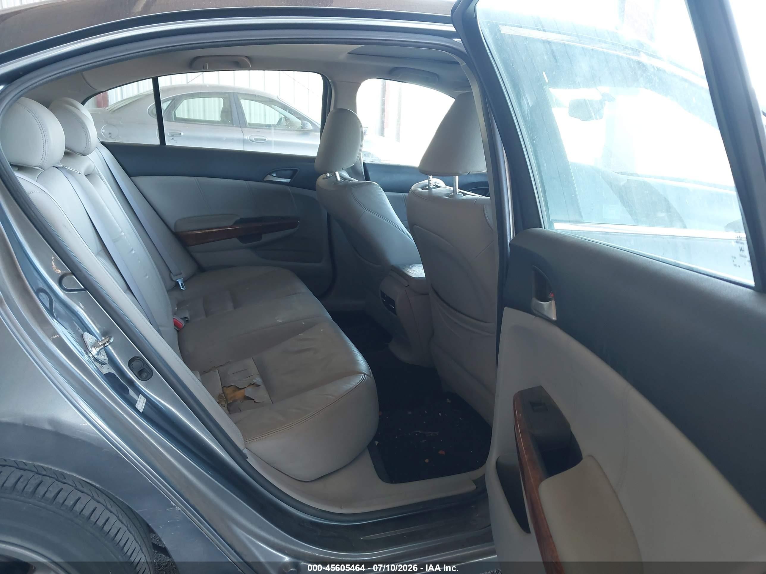 2011 Honda Accord 3.5 Ex-l Gray vin: 1HGCP3F83BA022614