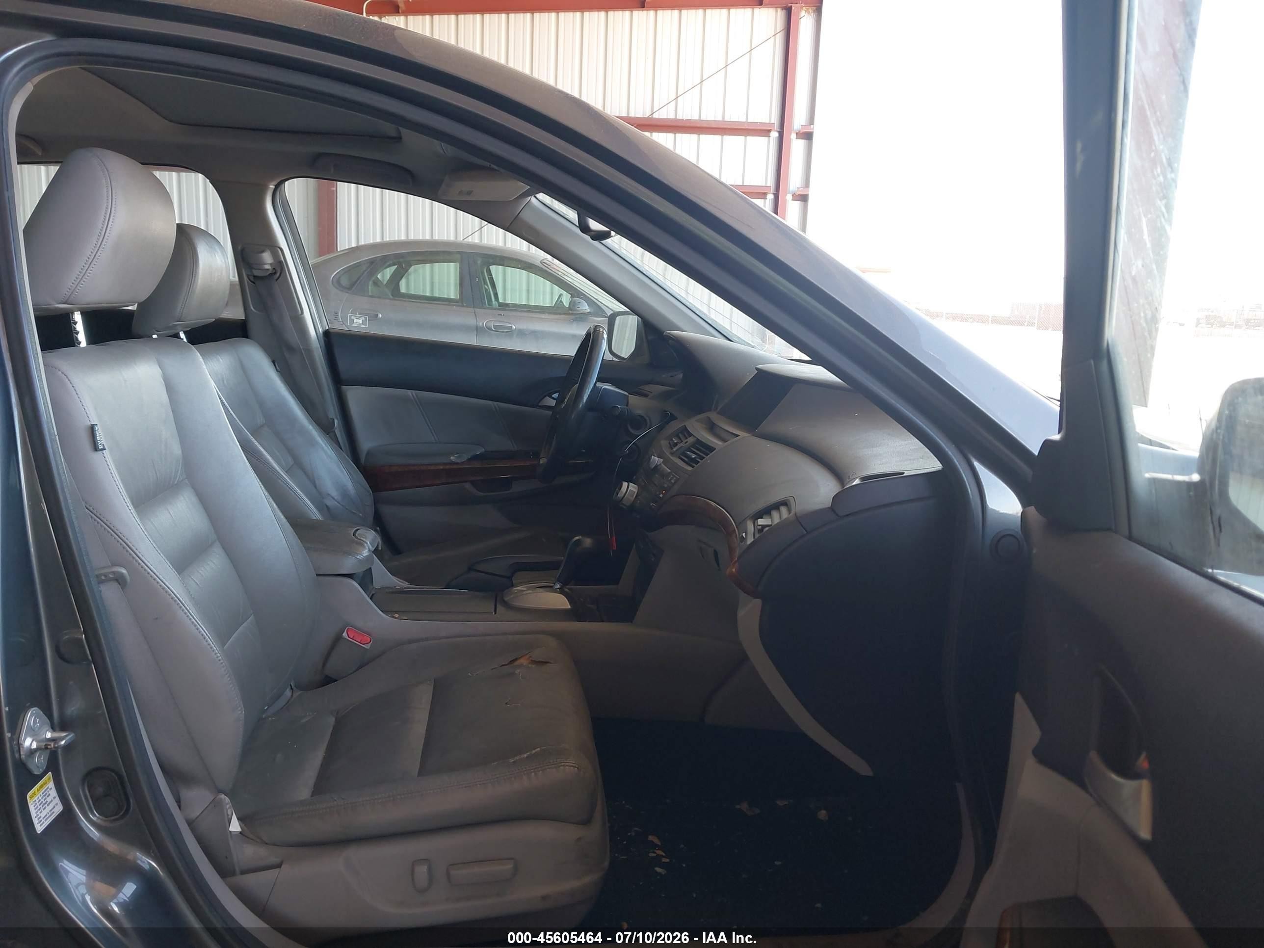 2011 Honda Accord 3.5 Ex-l Gray vin: 1HGCP3F83BA022614