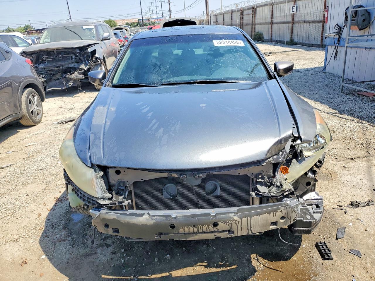 2011 Honda Accord Exl Gray vin: 1HGCP3F83BA024928