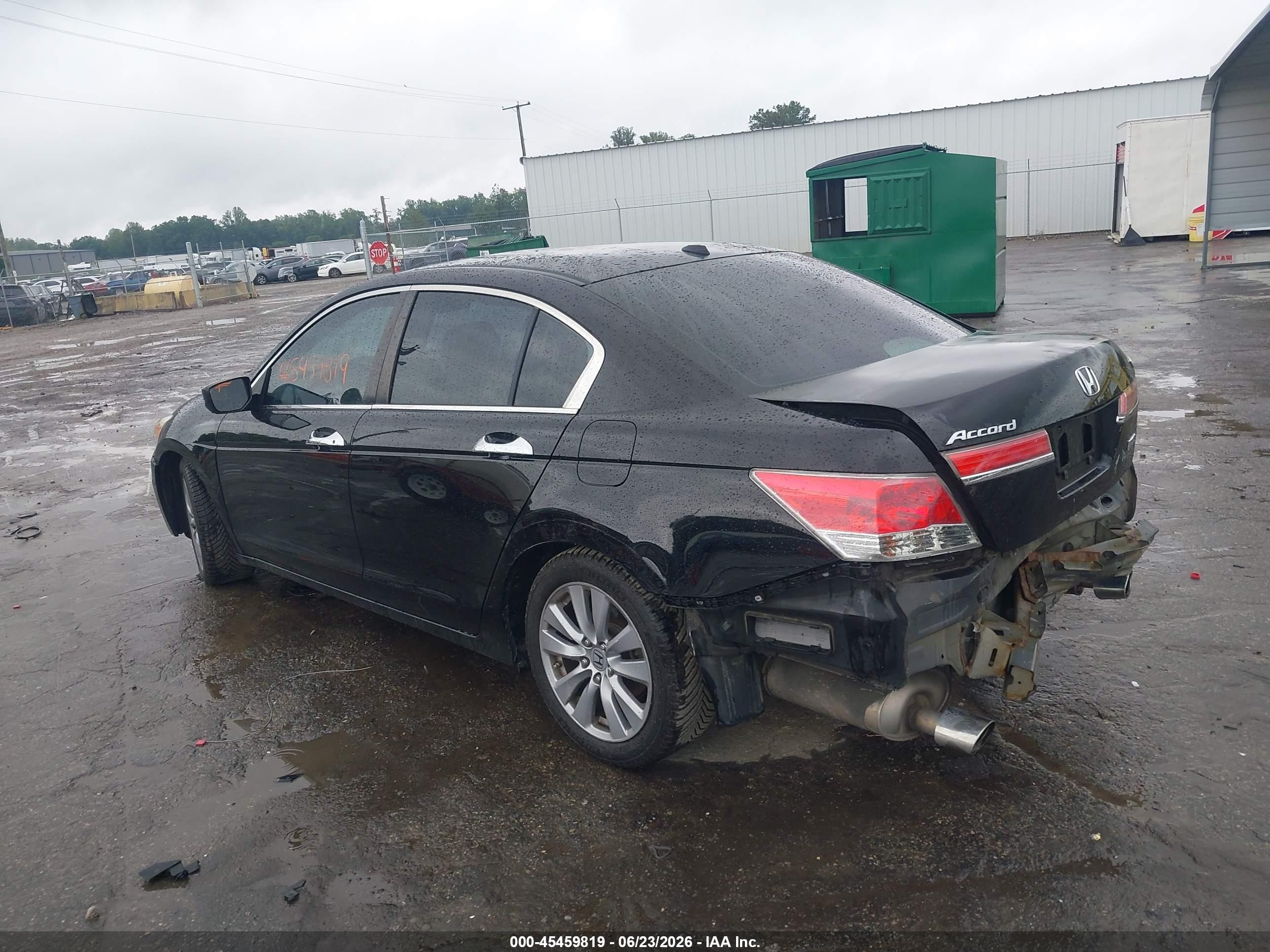 2011 Honda Accord 3.5 Ex-l Black vin: 1HGCP3F83BA026243