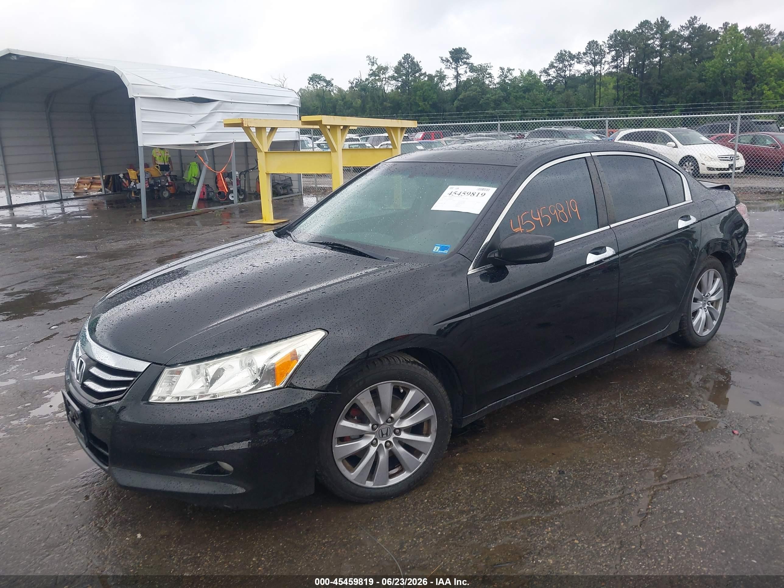 2011 Honda Accord 3.5 Ex-l Black vin: 1HGCP3F83BA026243