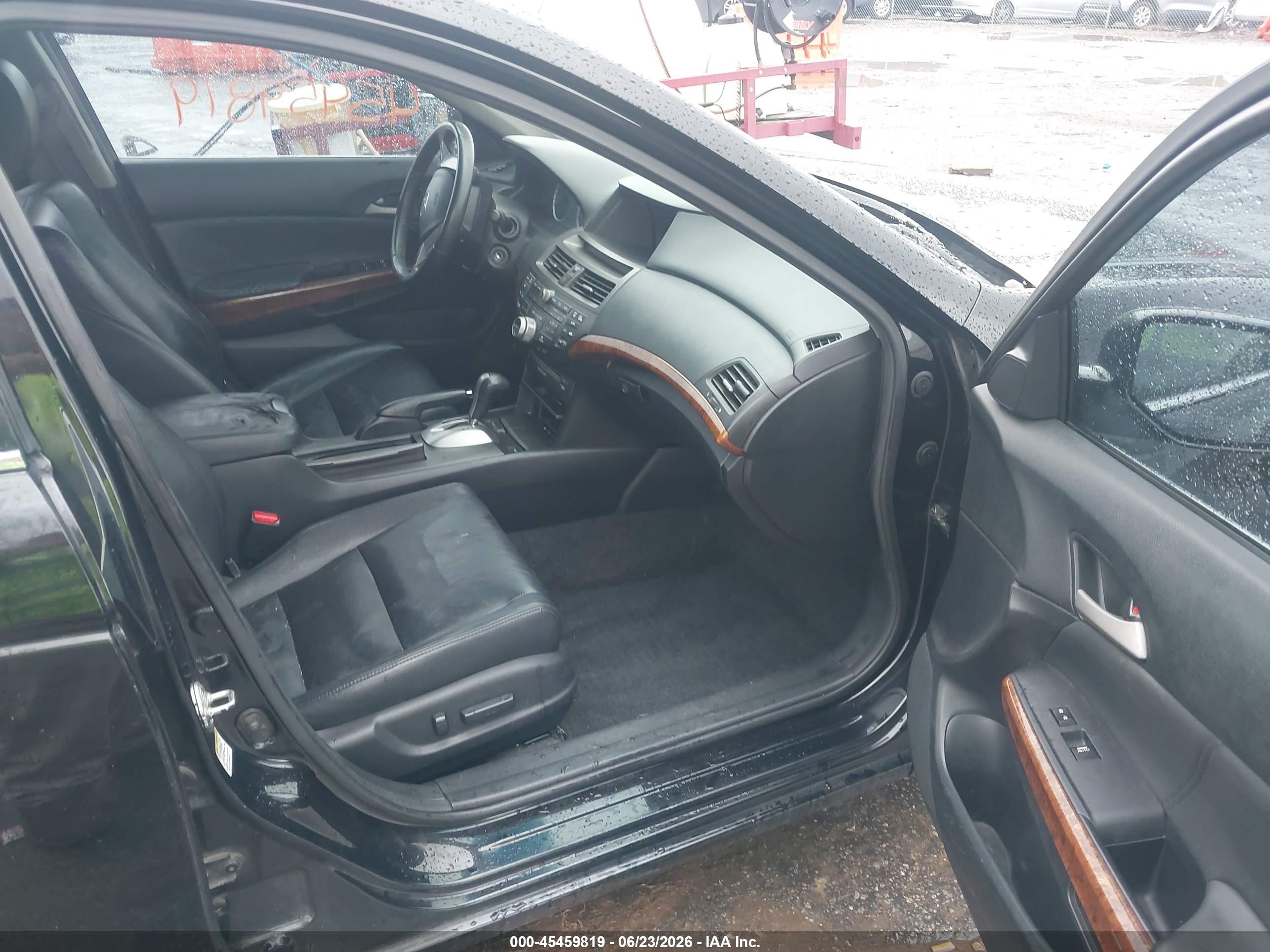 2011 Honda Accord 3.5 Ex-l Black vin: 1HGCP3F83BA026243