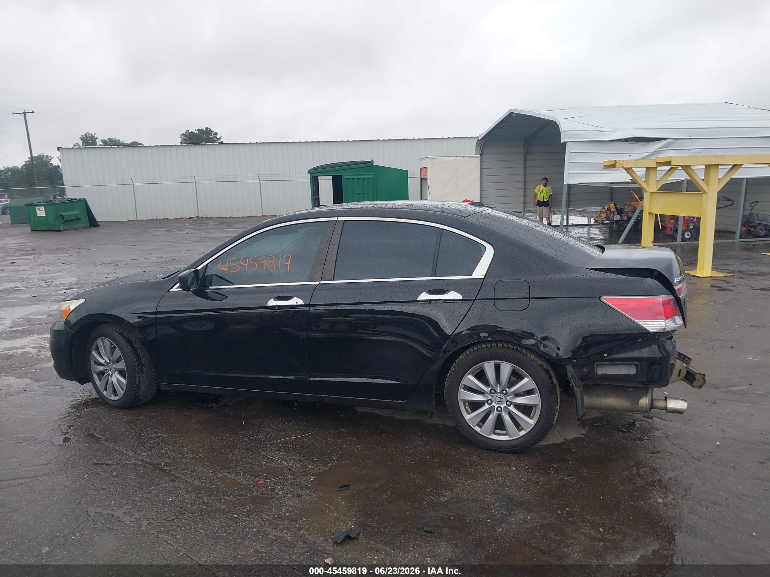2011 Honda Accord 3.5 Ex-l Black vin: 1HGCP3F83BA026243