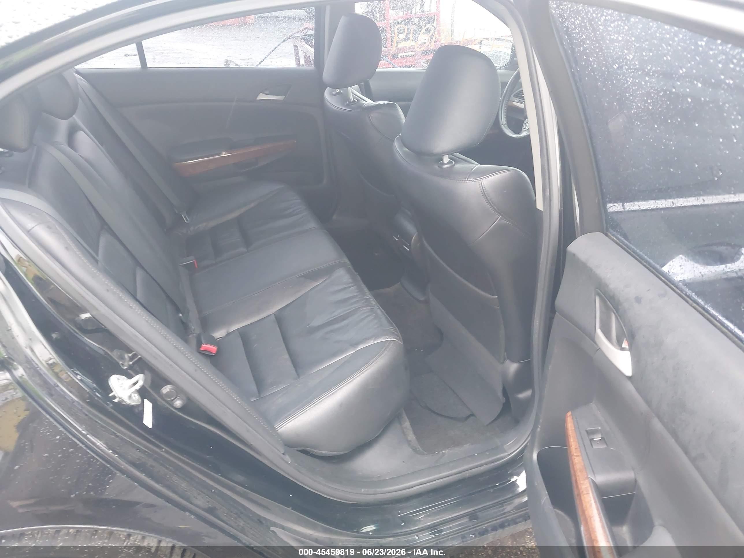 2011 Honda Accord 3.5 Ex-l Black vin: 1HGCP3F83BA026243