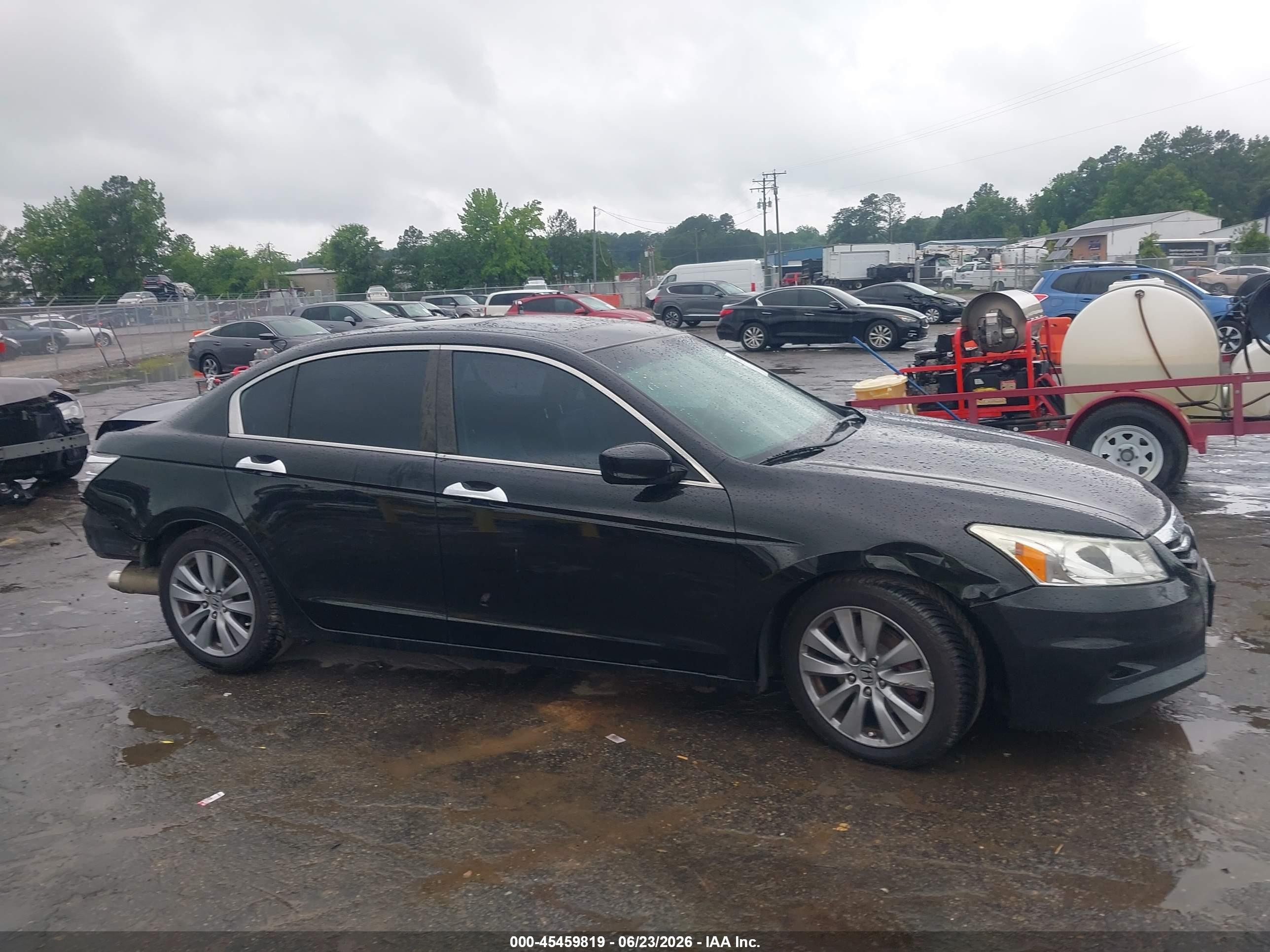 2011 Honda Accord 3.5 Ex-l Black vin: 1HGCP3F83BA026243