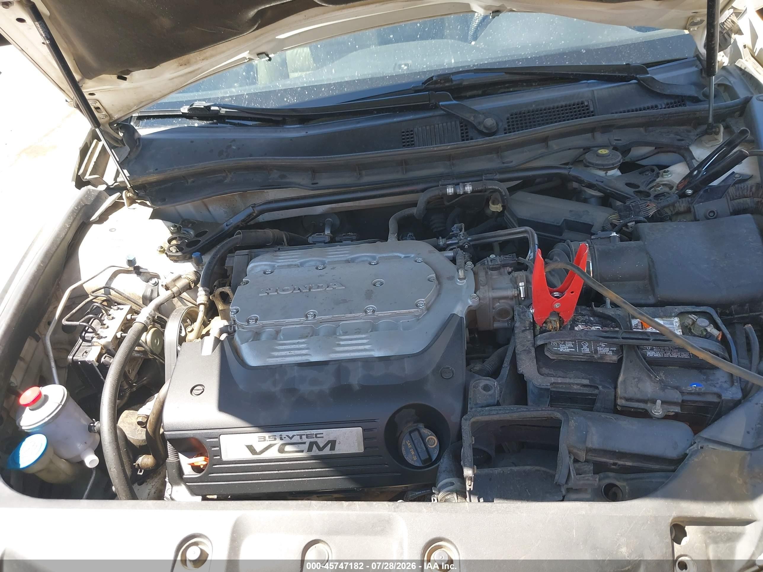 2011 Honda Accord 3.5 Ex-l White vin: 1HGCP3F83BA029613
