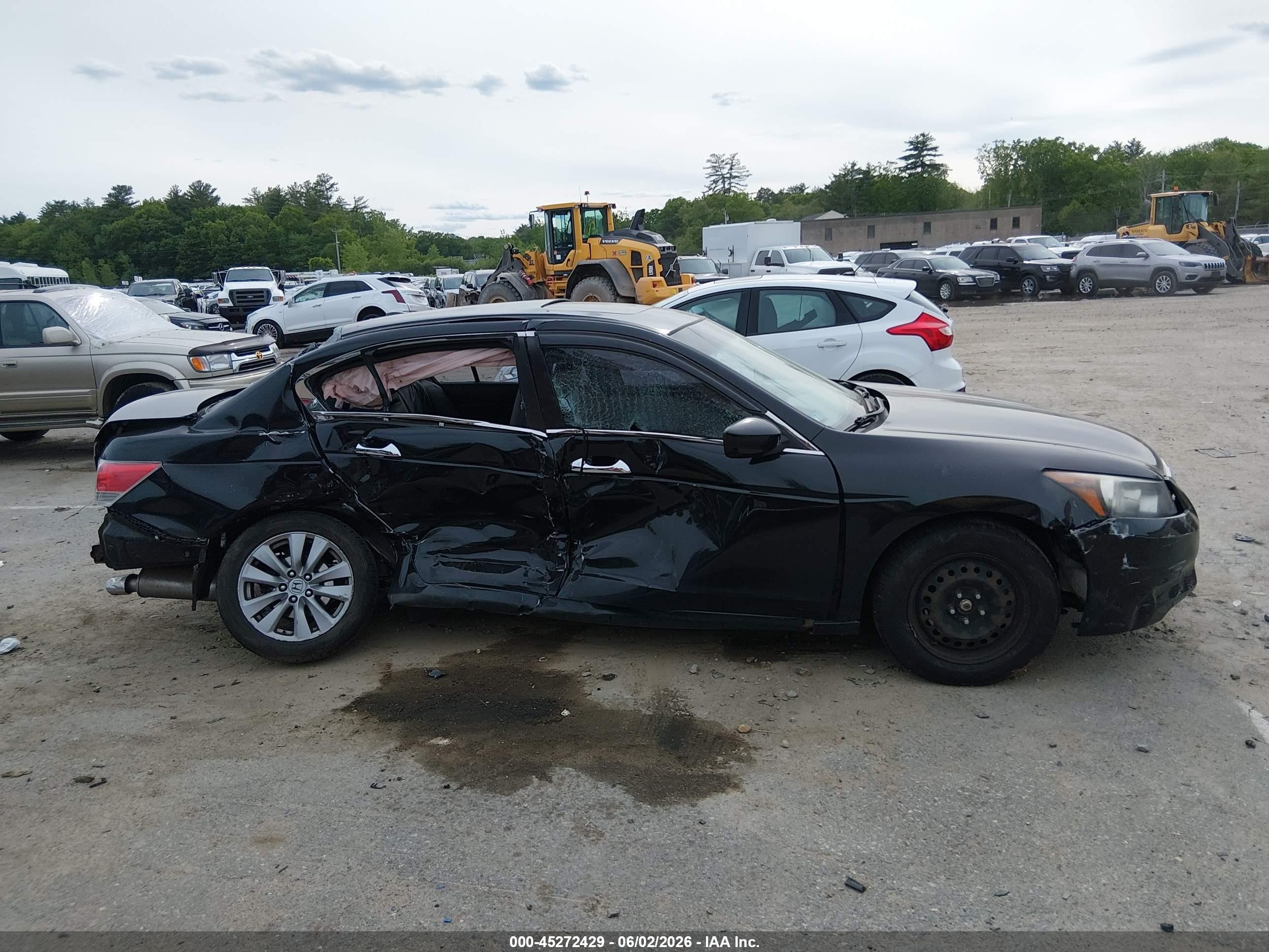 2011 Honda Accord 3.5 Ex-l Black vin: 1HGCP3F83BA030843