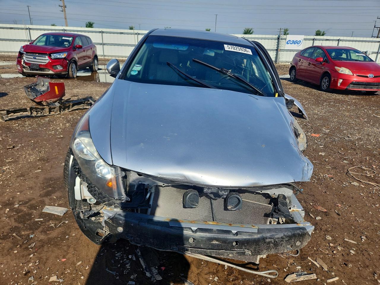 2011 Honda Accord Exl Silver vin: 1HGCP3F83BA032673