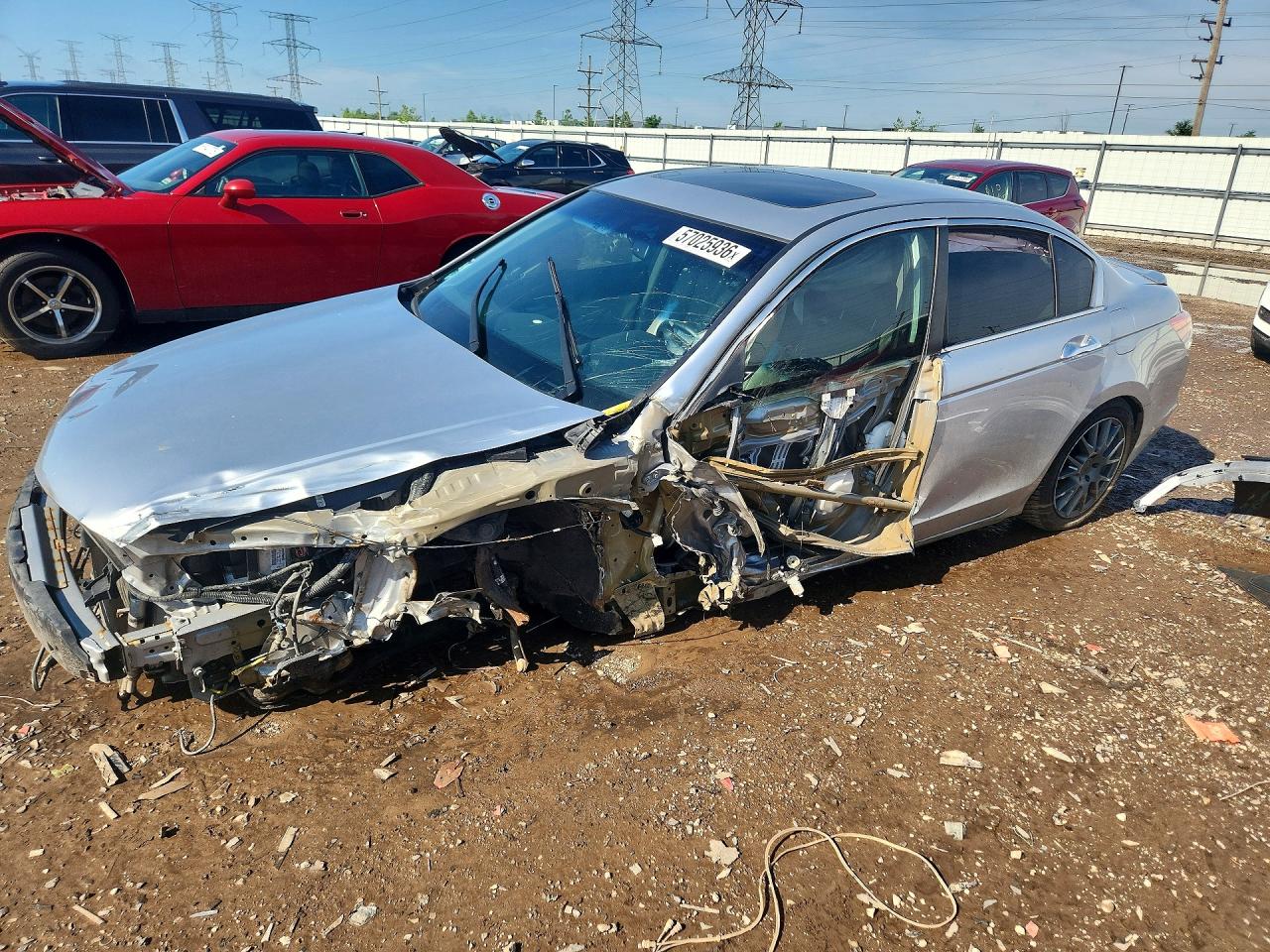 2011 Honda Accord Exl Silver vin: 1HGCP3F83BA032673