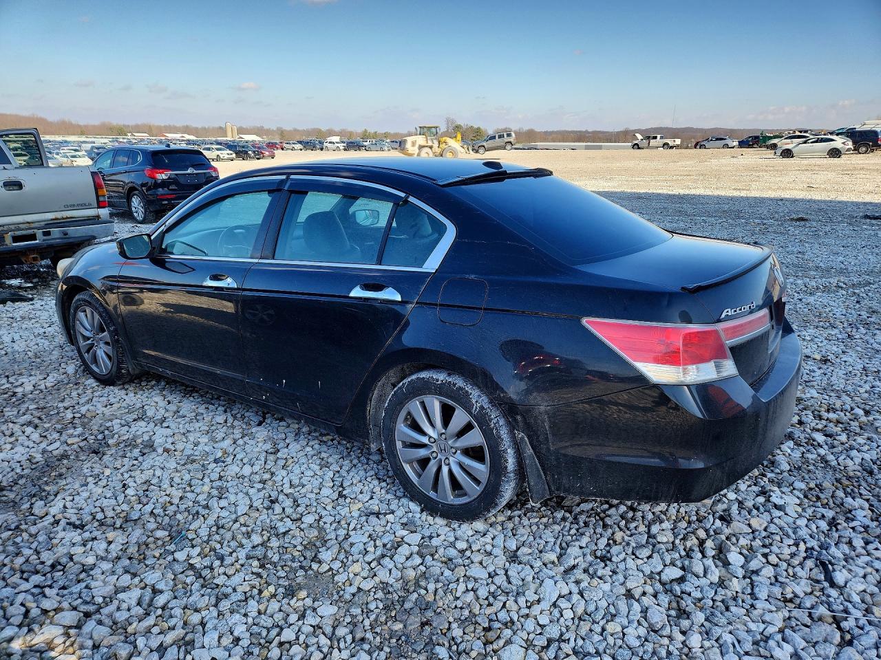 2012 Honda Accord Exl Черный vin: 1HGCP3F83CA001974