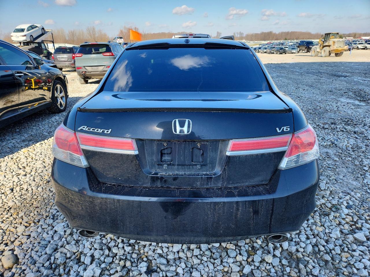 2012 Honda Accord Exl Черный vin: 1HGCP3F83CA001974