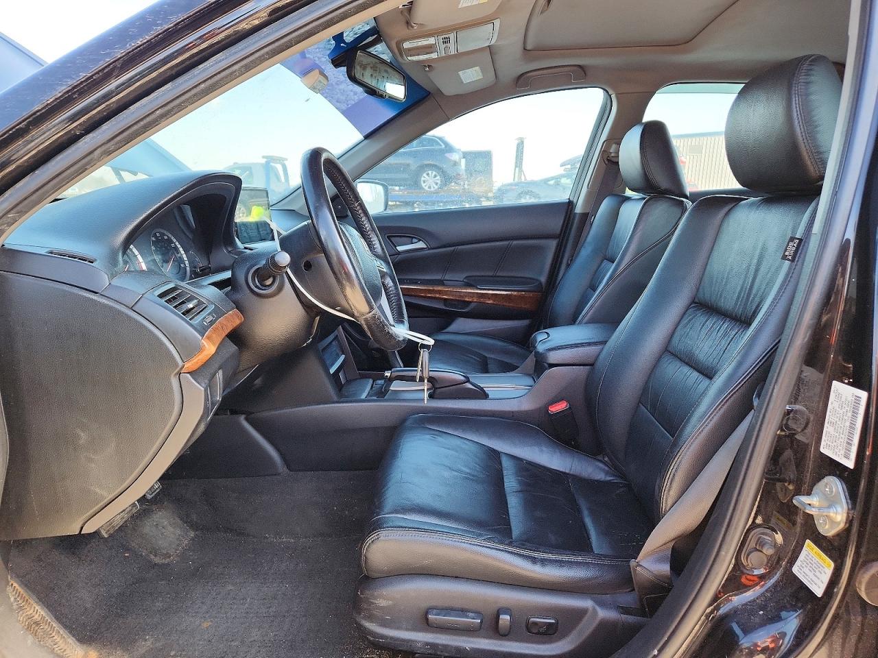2012 Honda Accord Exl Черный vin: 1HGCP3F83CA001974