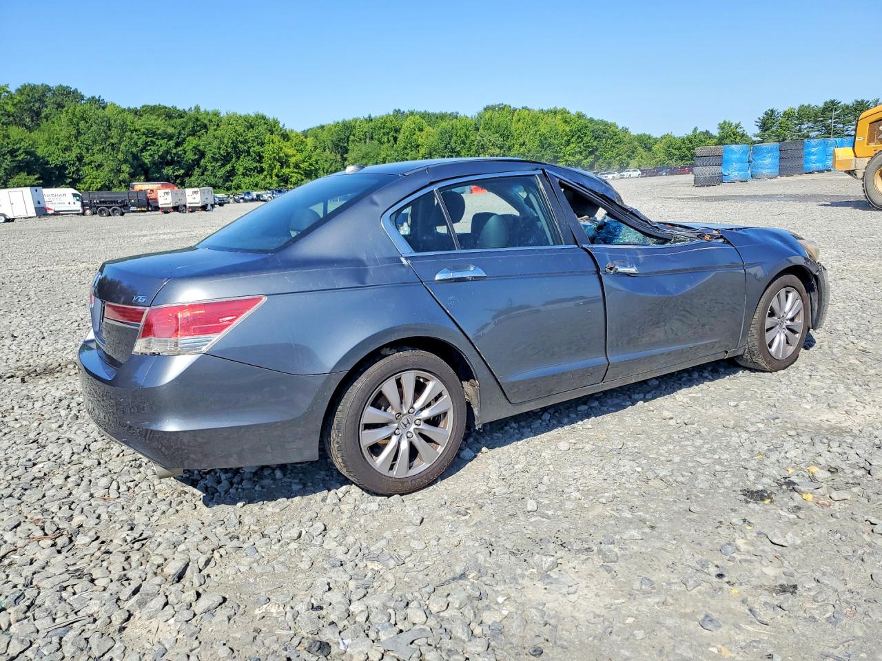 2012 Honda Accord Exl Gray vin: 1HGCP3F83CA005992