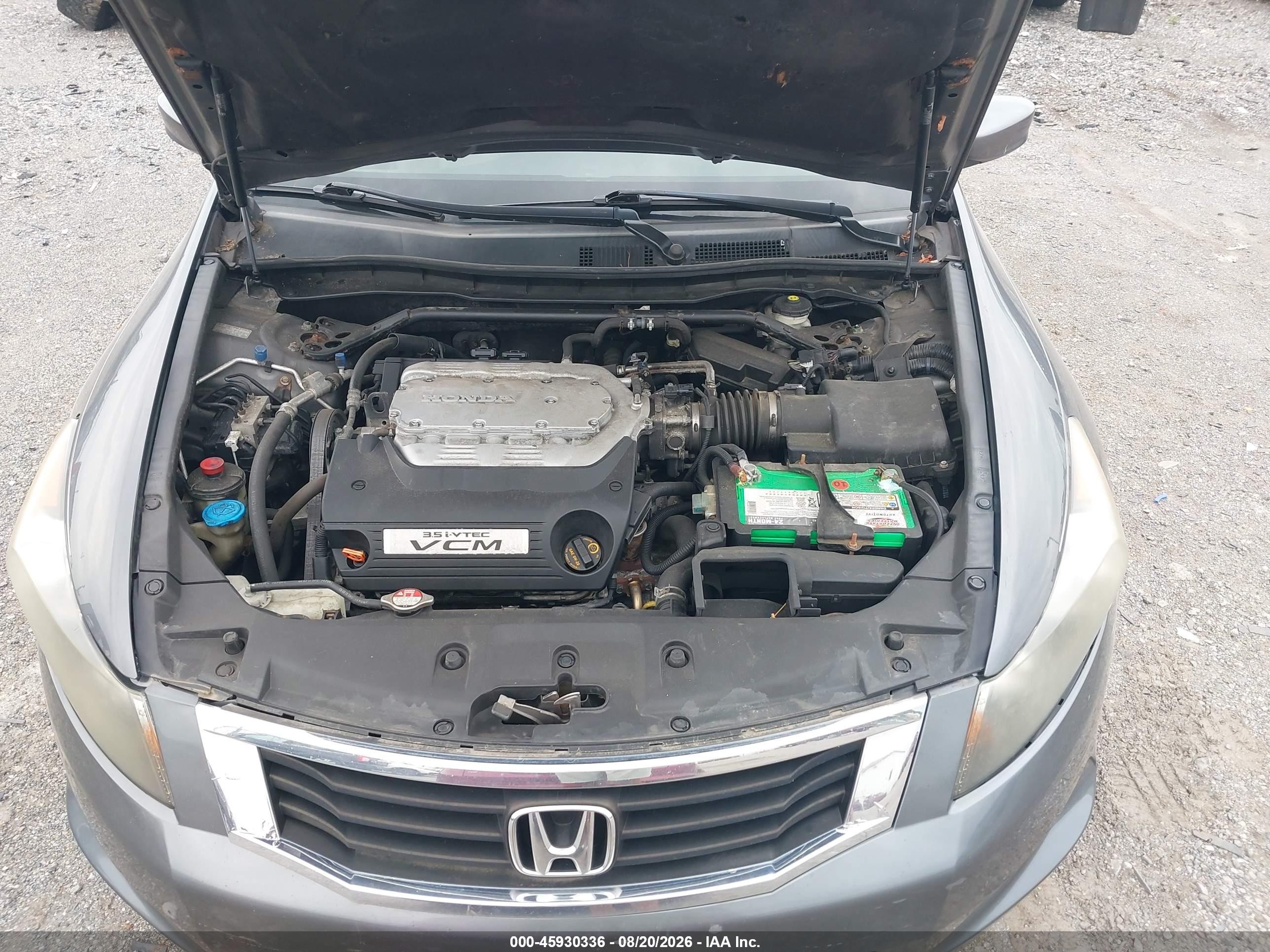 2012 Honda Accord 3.5 Ex-l Gray vin: 1HGCP3F83CA009346