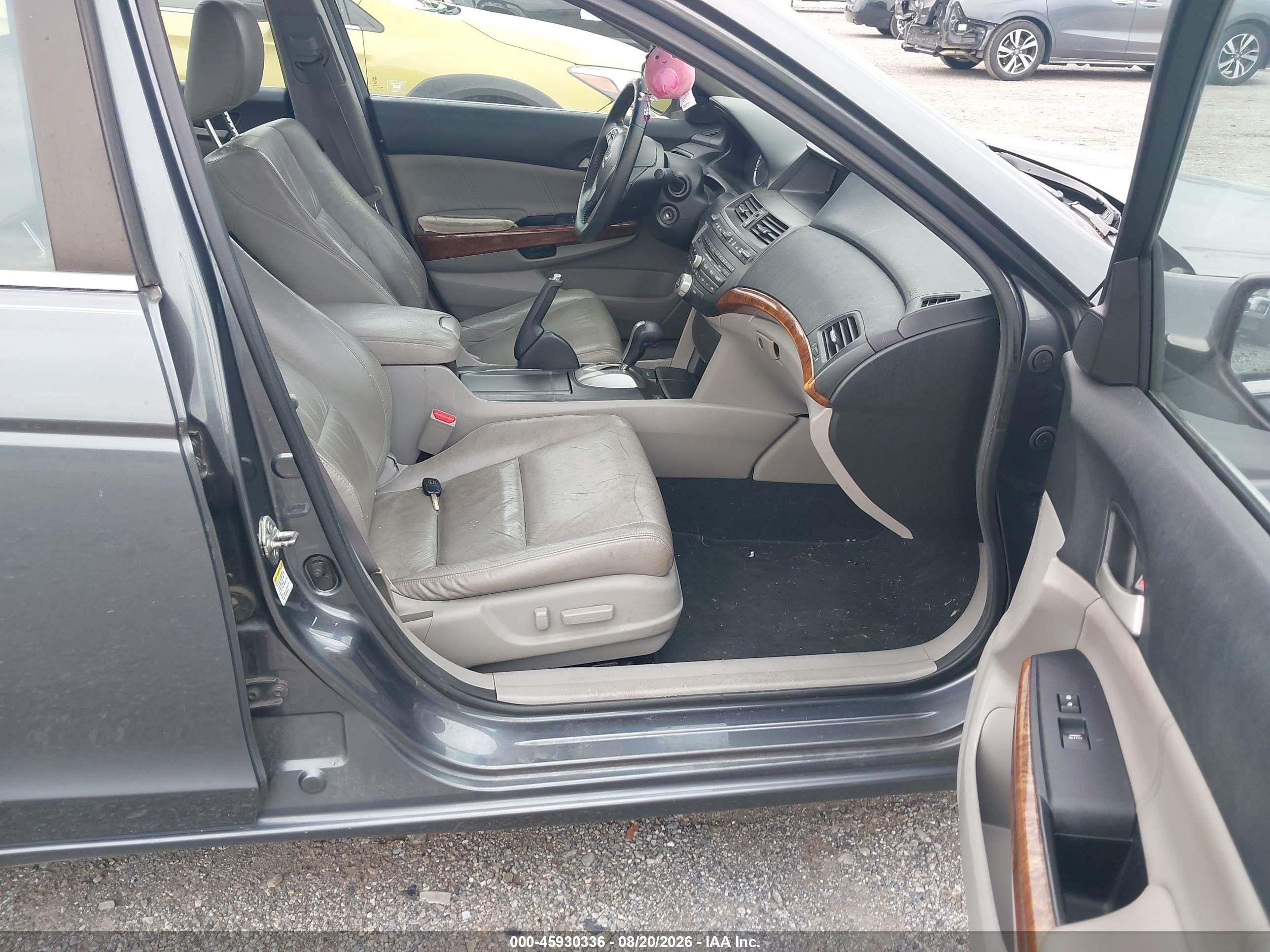 2012 Honda Accord 3.5 Ex-l Gray vin: 1HGCP3F83CA009346