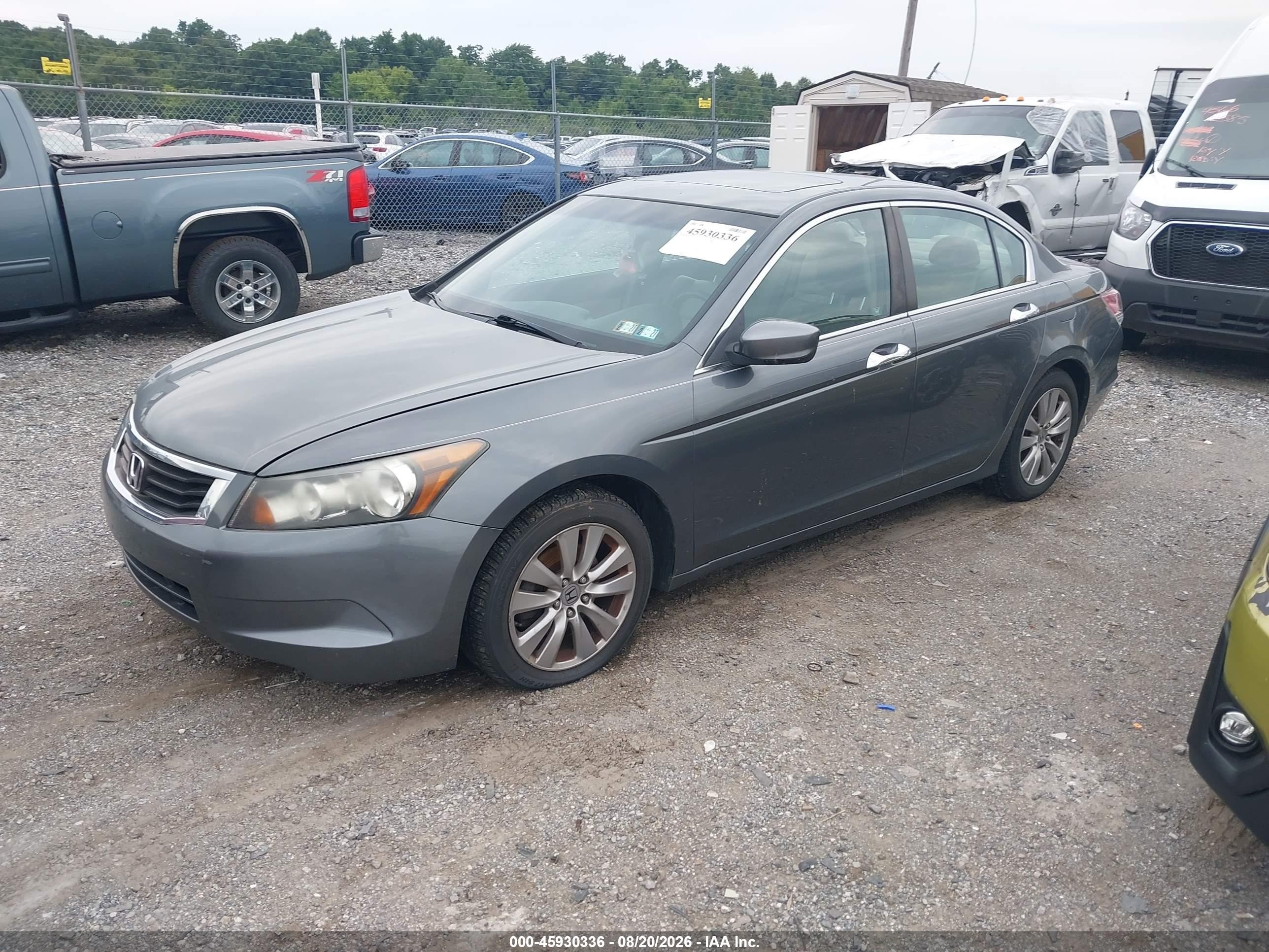 2012 Honda Accord 3.5 Ex-l Gray vin: 1HGCP3F83CA009346