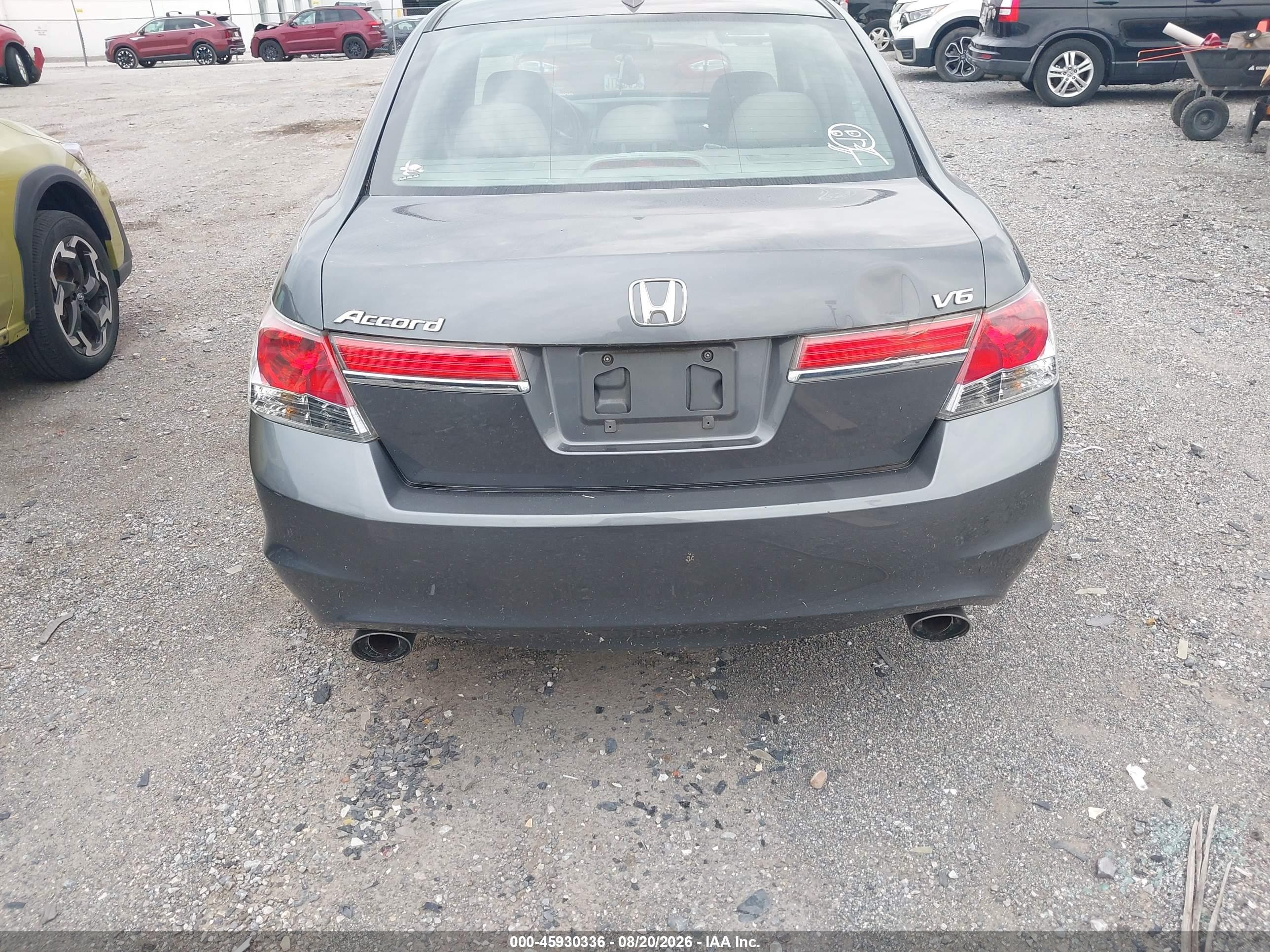 2012 Honda Accord 3.5 Ex-l Gray vin: 1HGCP3F83CA009346
