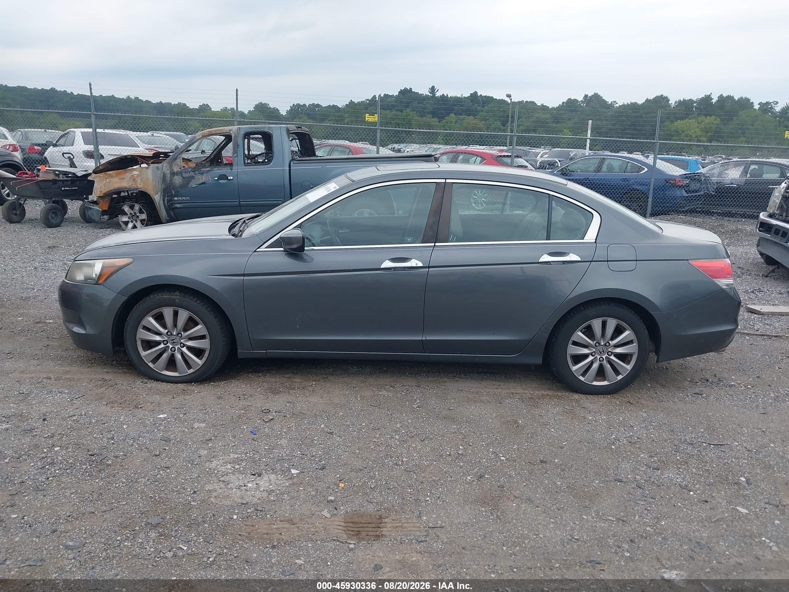 2012 Honda Accord 3.5 Ex-l Gray vin: 1HGCP3F83CA009346