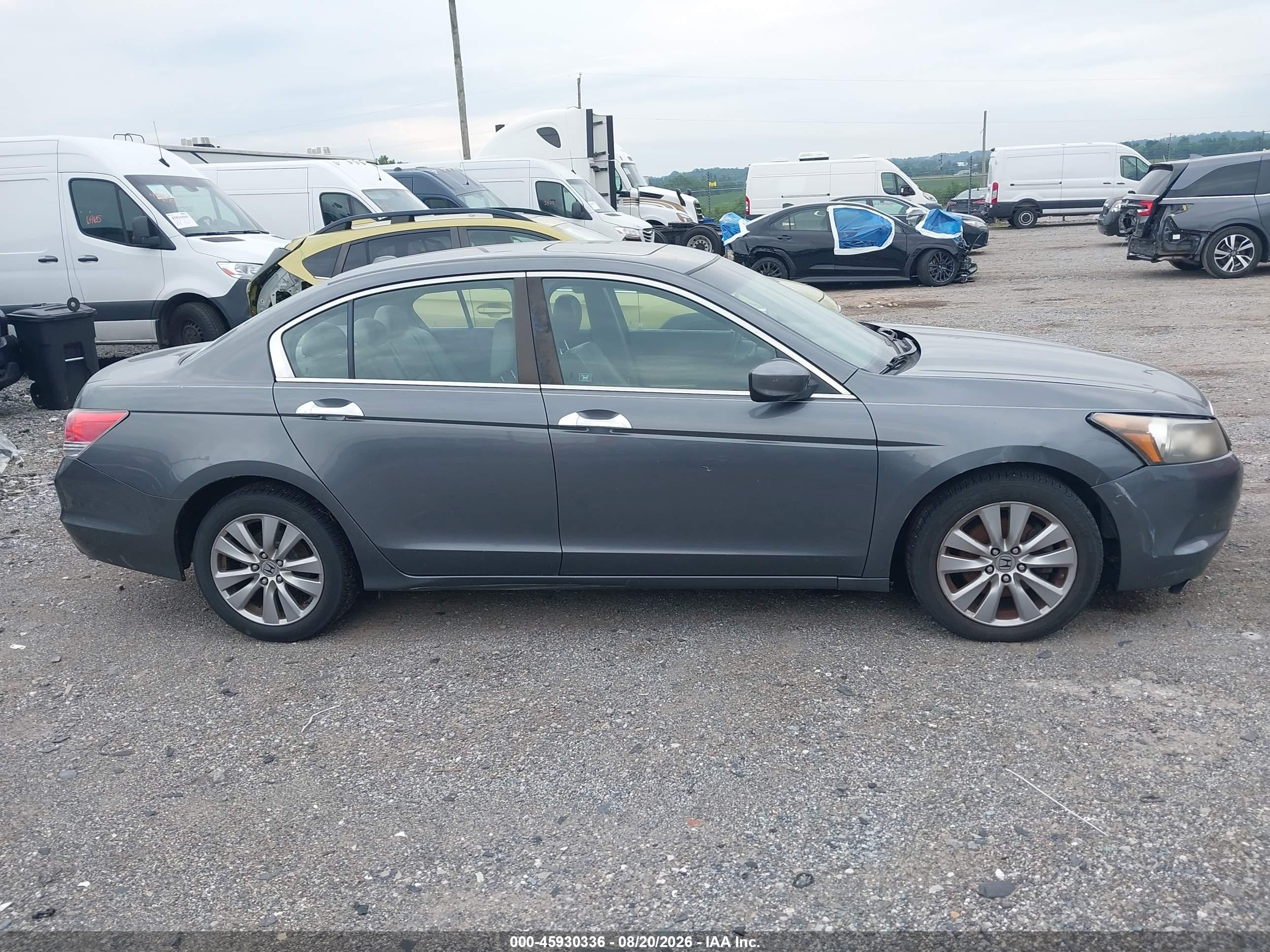 2012 Honda Accord 3.5 Ex-l Gray vin: 1HGCP3F83CA009346