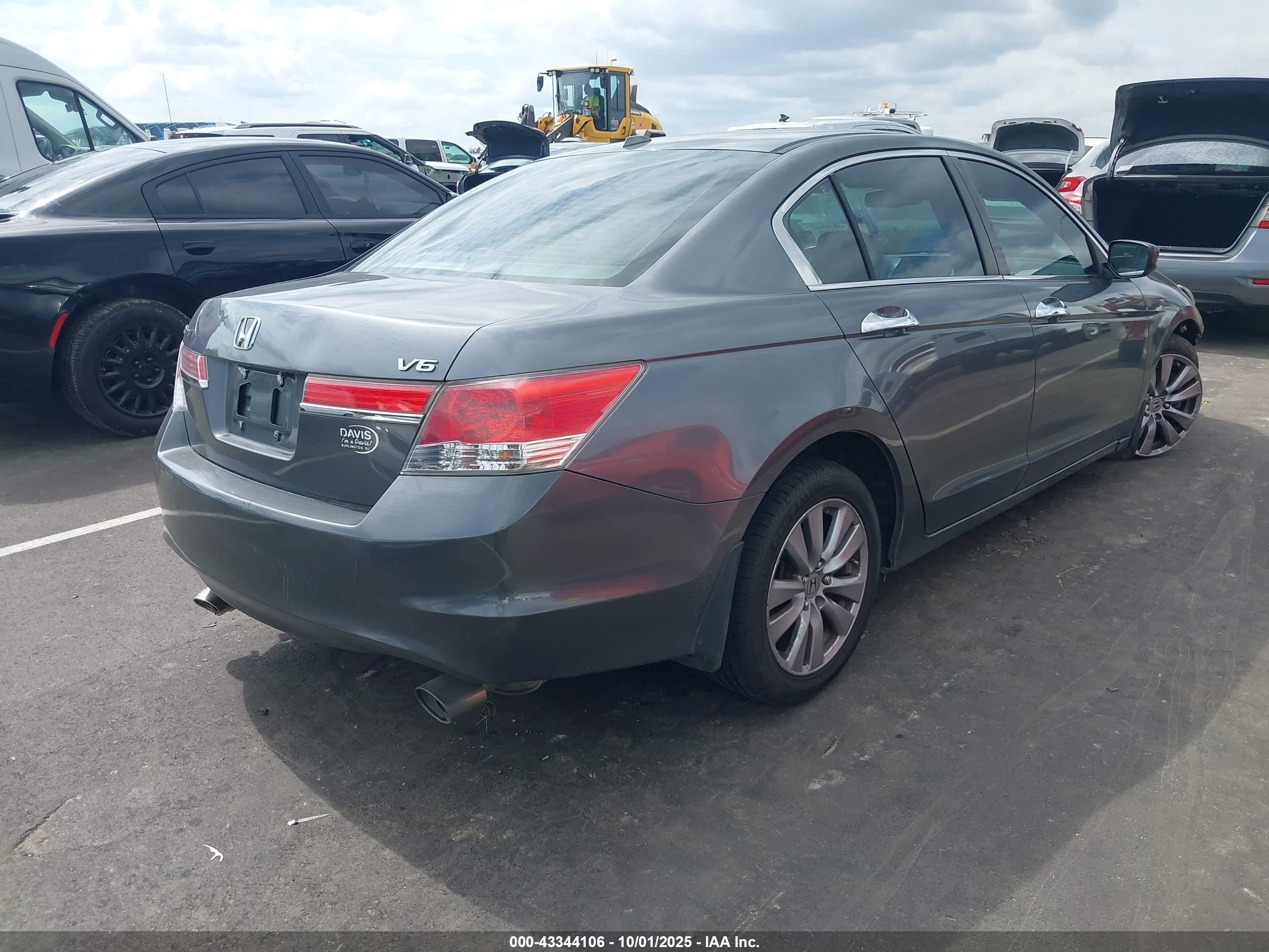 2012 Honda Accord 3.5 Ex-l Gray vin: 1HGCP3F83CA018001